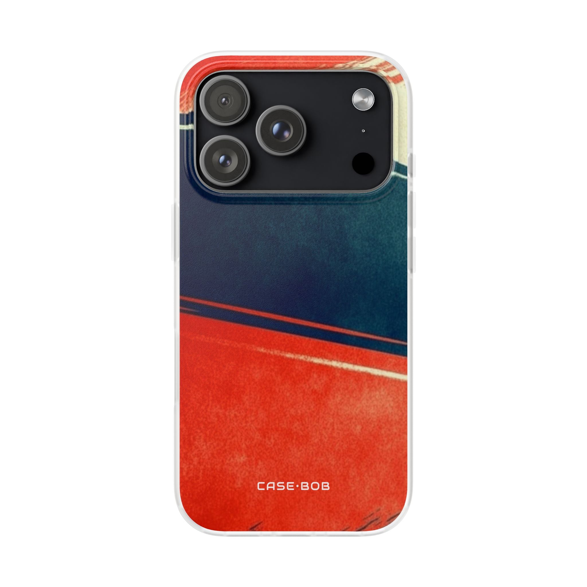 Blue Diagonal Motion iPhone 17 Pro Case - Soft - CASE•BOB