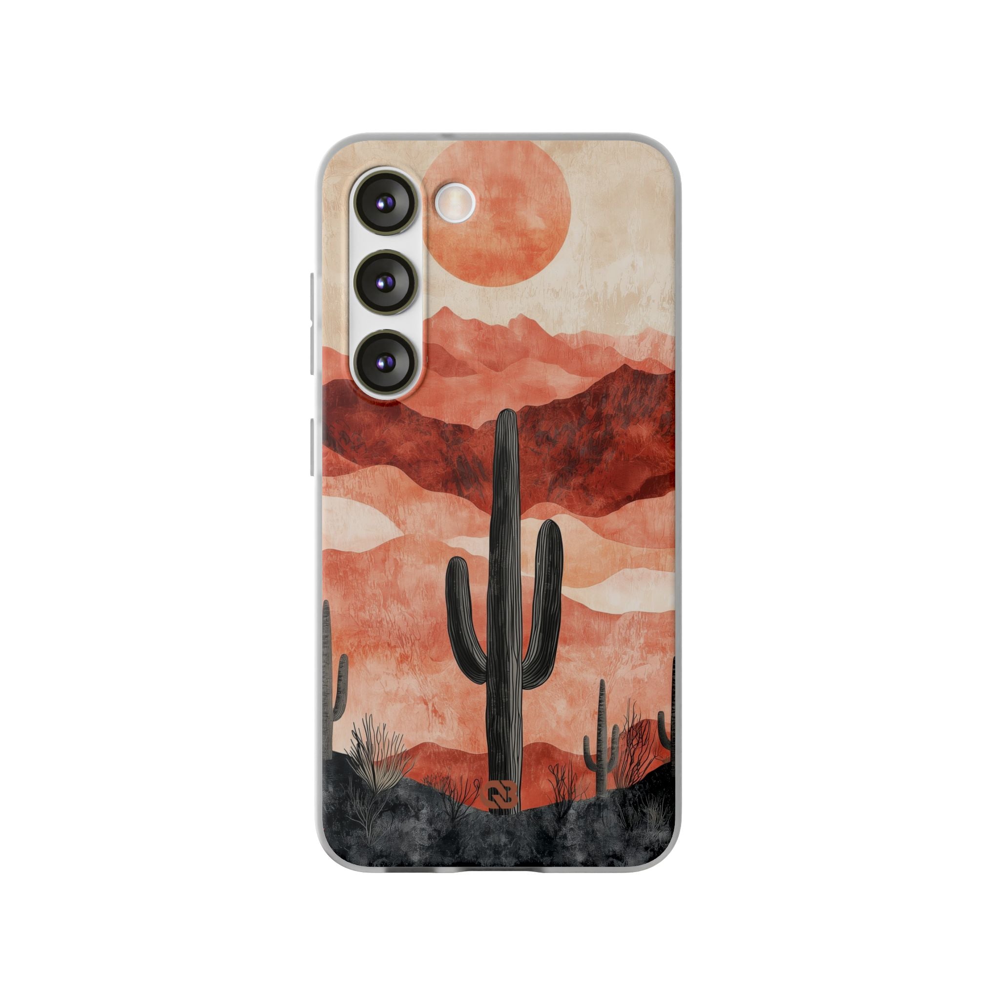 Terracotta Desert Sun · Soft Phone Case for Samsung