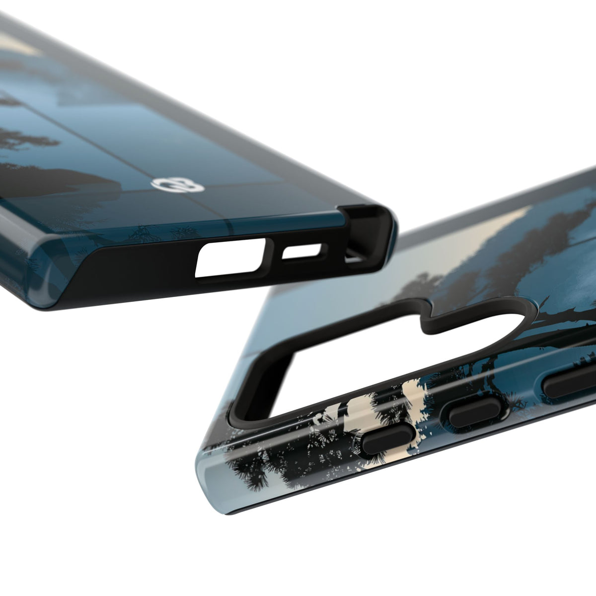Misty Pine Horizon · Tough Phone Case for Samsung · Teal