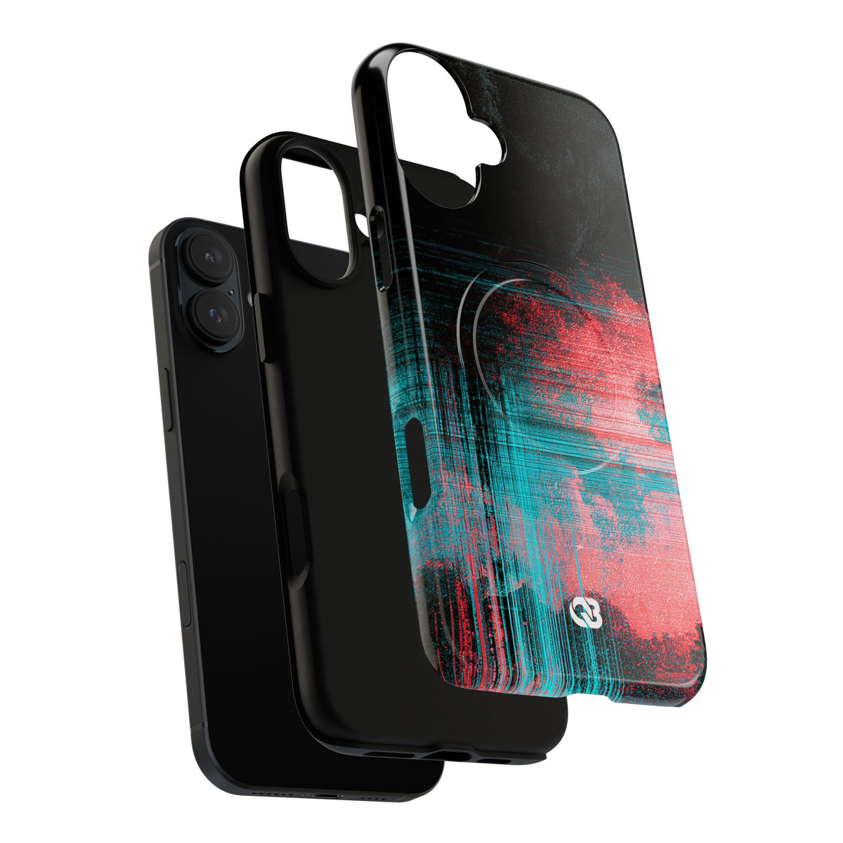Digital Signal Drift · Tough 2.0 Magnetic Phone Case for iPhone · Black