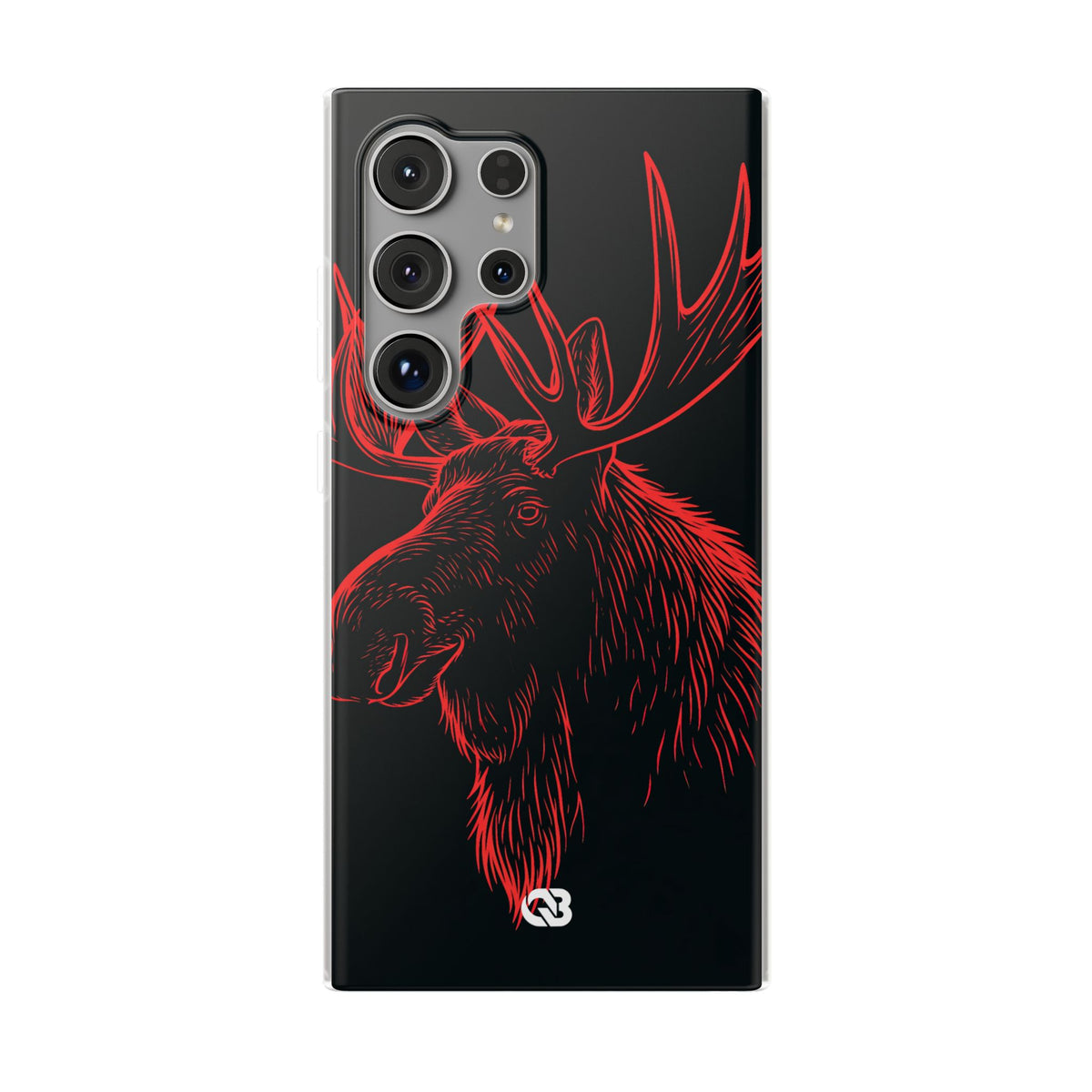 Nordic Elk · Lite Phone Case for Samsung · Black