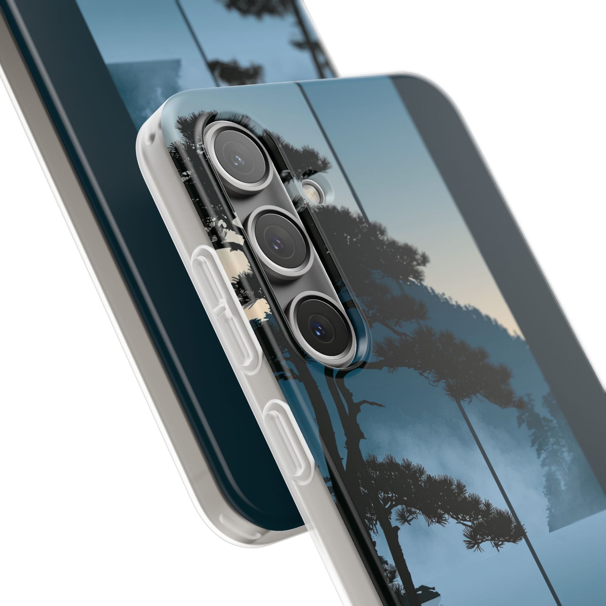 Blue Lite Phone Case for Samsung - Kyoto Mist Pine