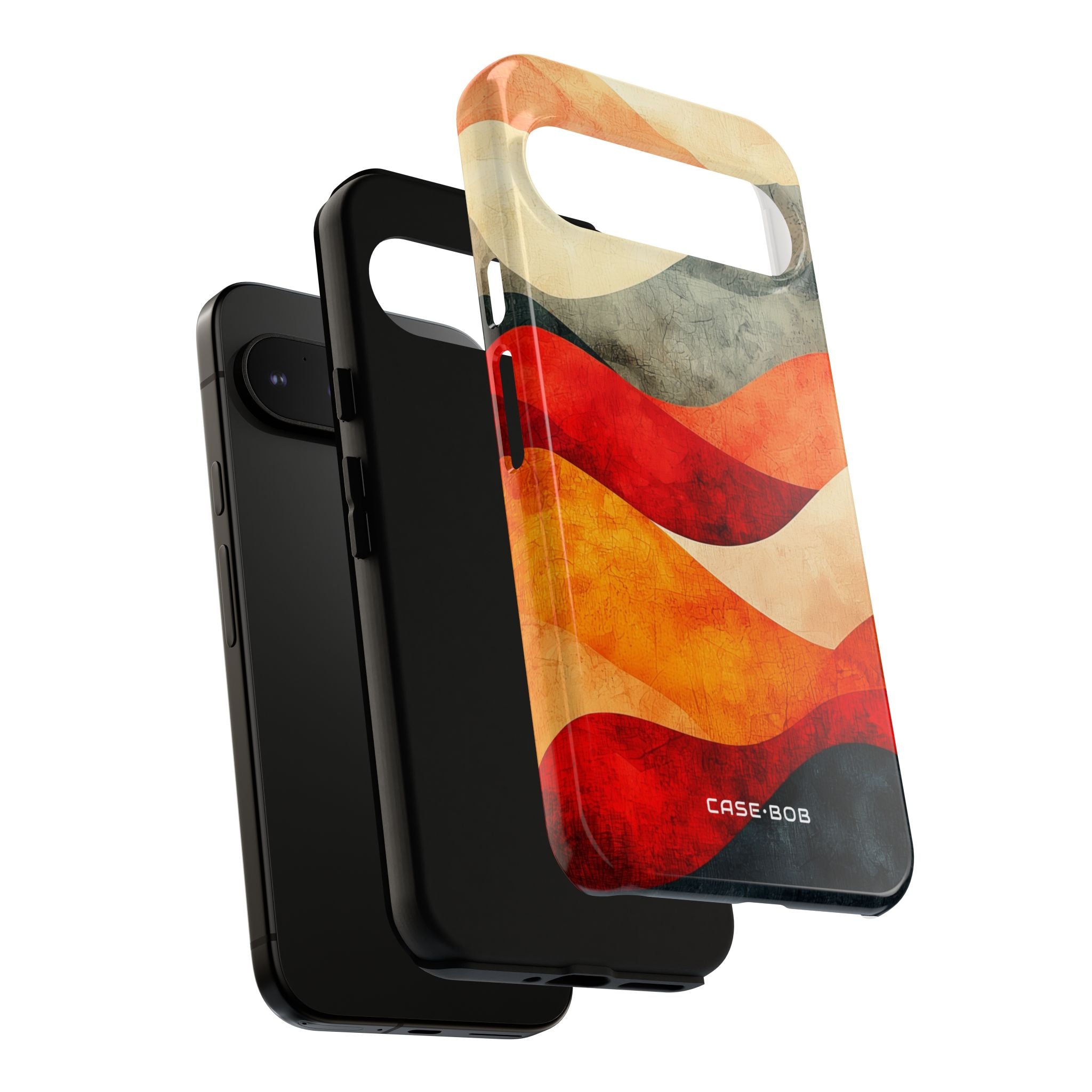 Zerbrochene Welle Sonnenuntergang Google Pixel 9 Pro XL Case - Tough
