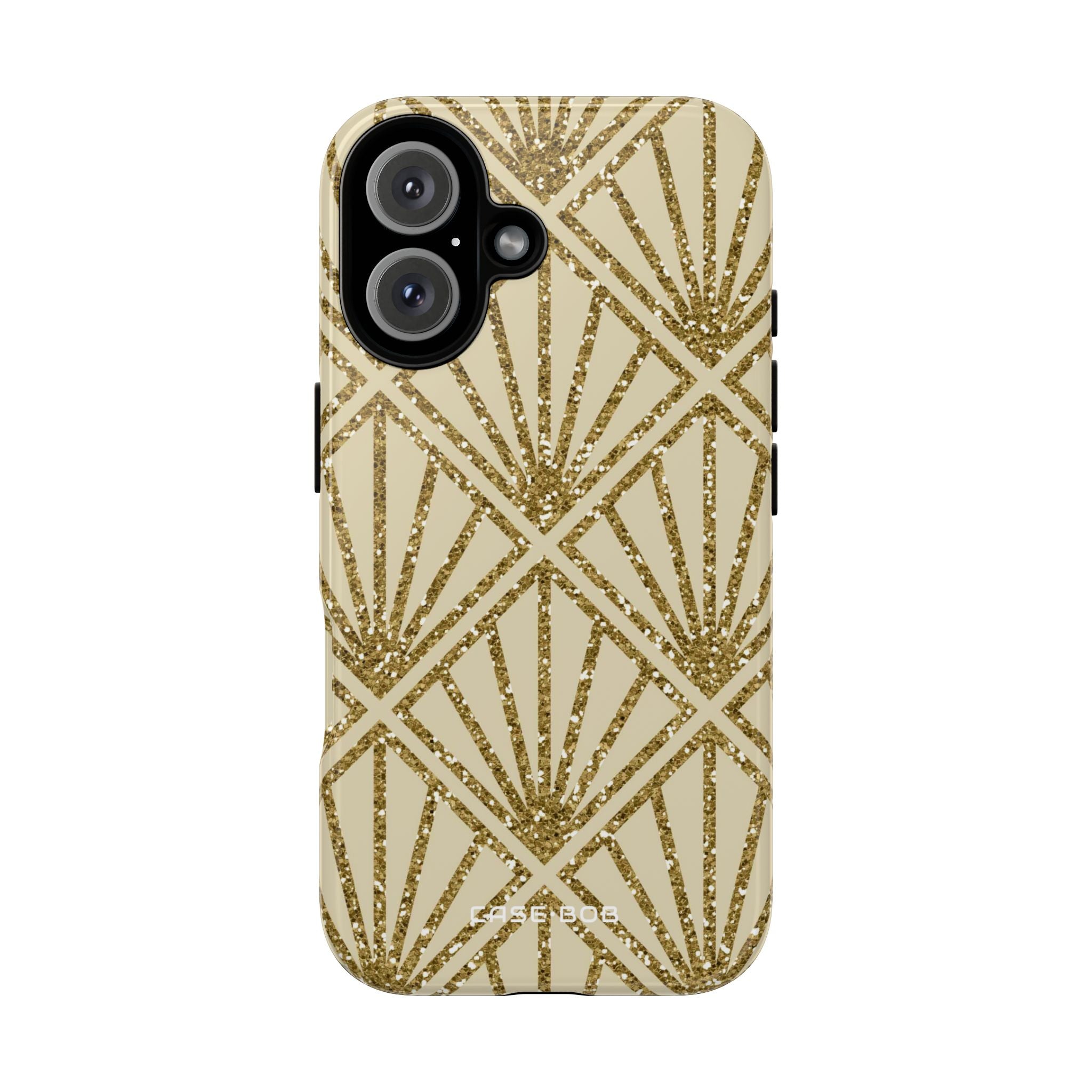 Gold Diamond Radiance iPhone 16 Skal - Tough