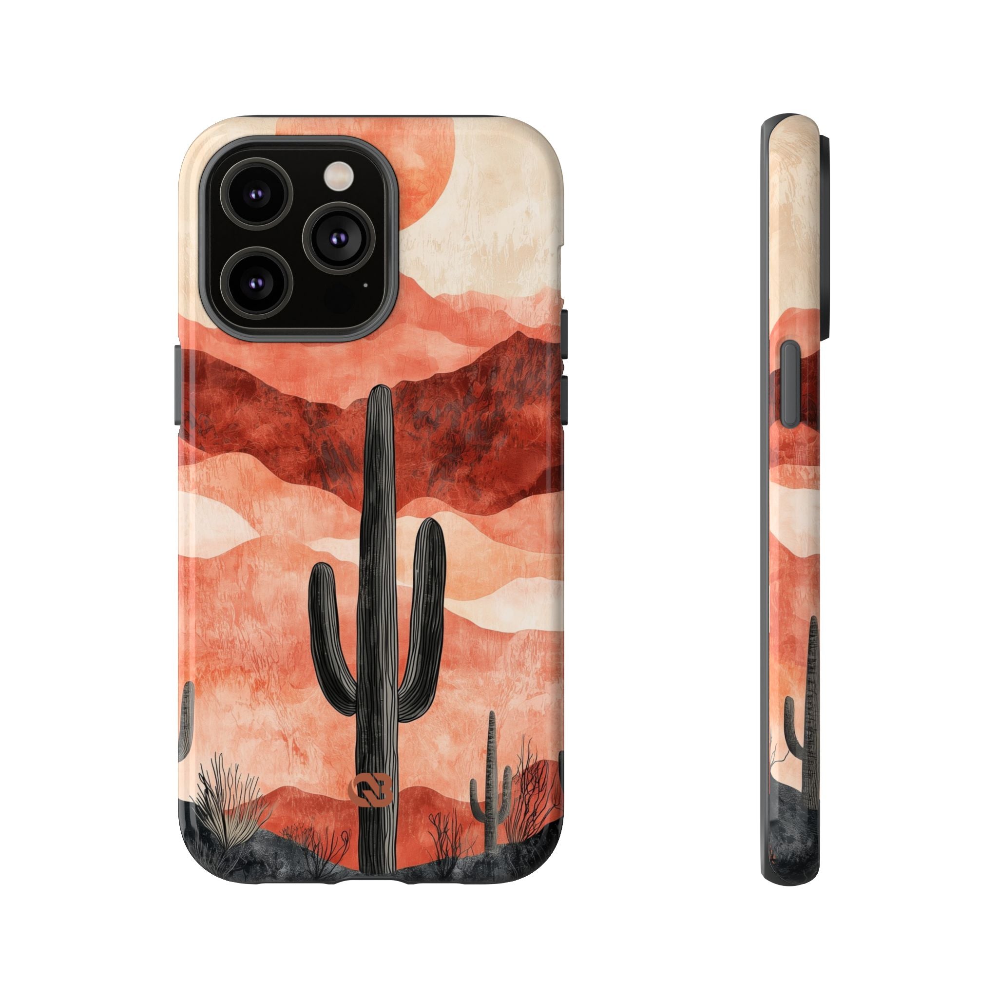 Terracotta Desert Sun · Tough Phone Case for iPhone