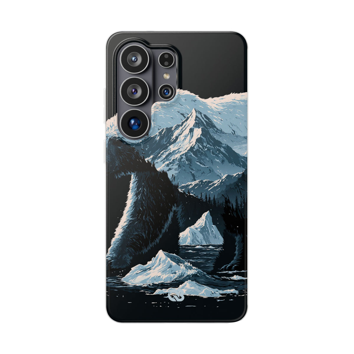 Nordic Arctic Bear · Lite Phone Case for Samsung · Black