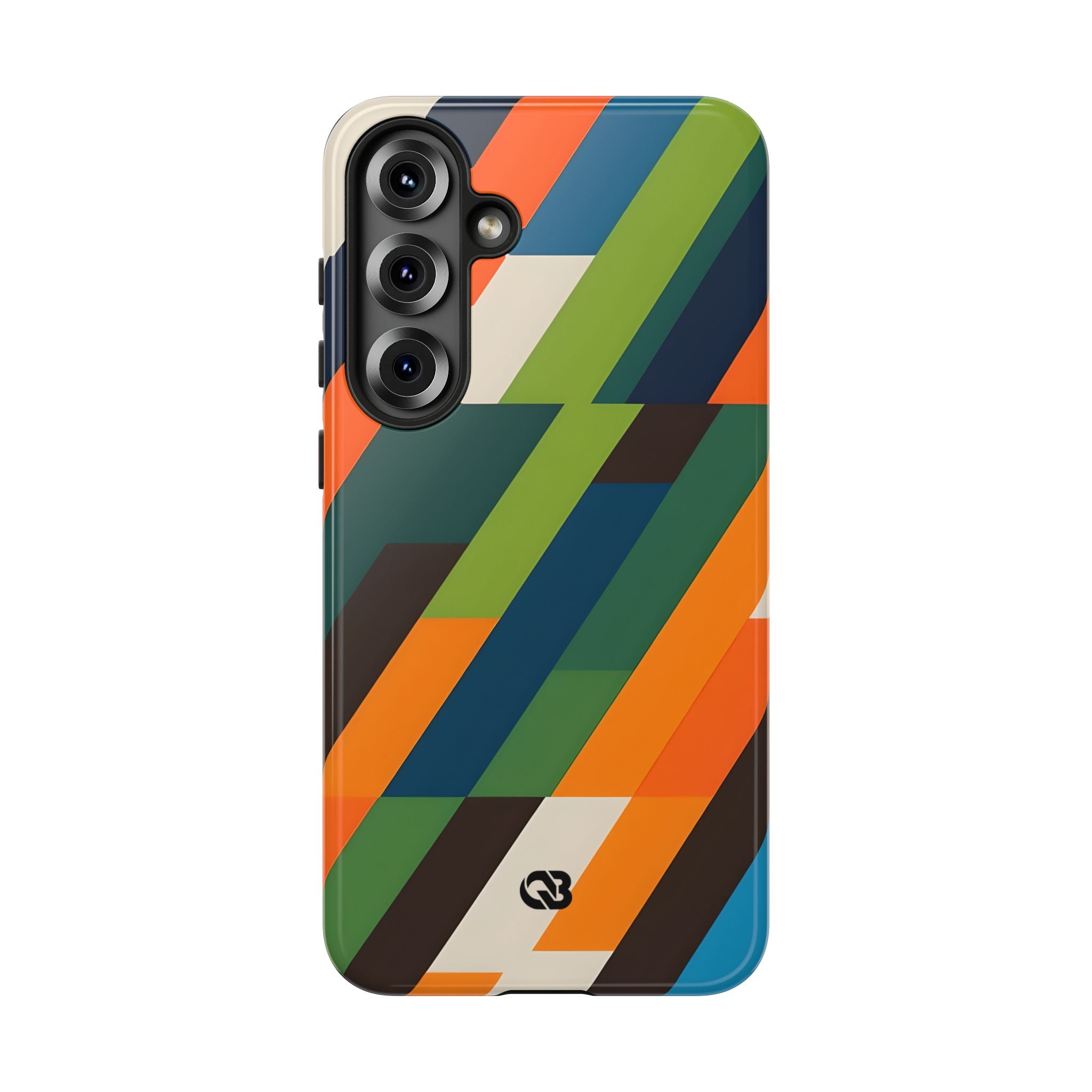 Angled Retro Mosaic · Tough Handyhülle für Samsung