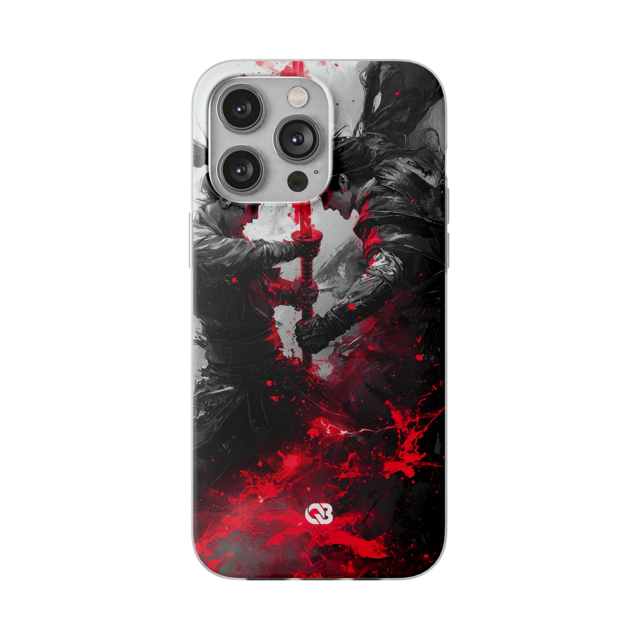 Shattered Crimson Duel · Soft Capa para iPhone