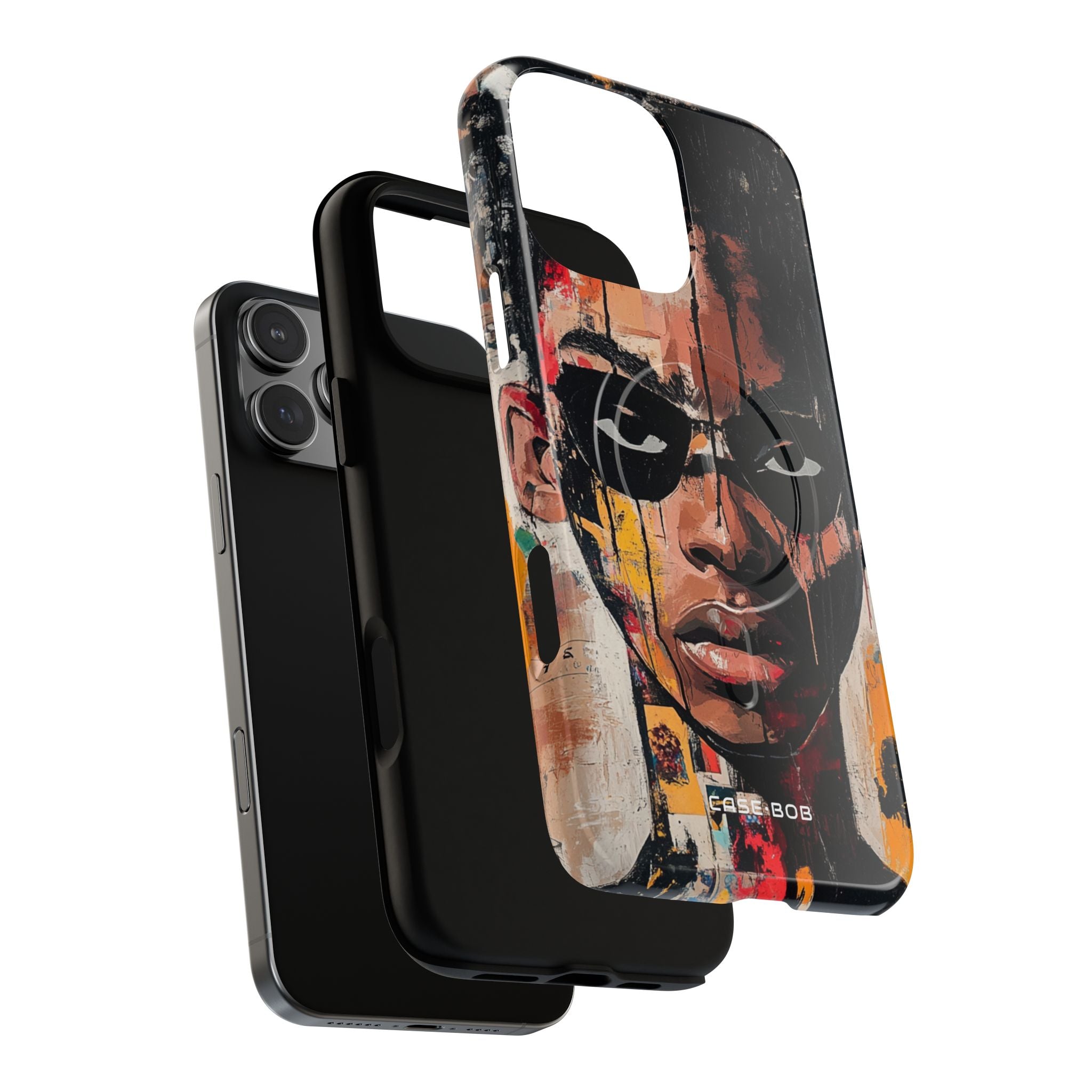Masked Portrait Drips iPhone 16 Pro Max Case - Tough+