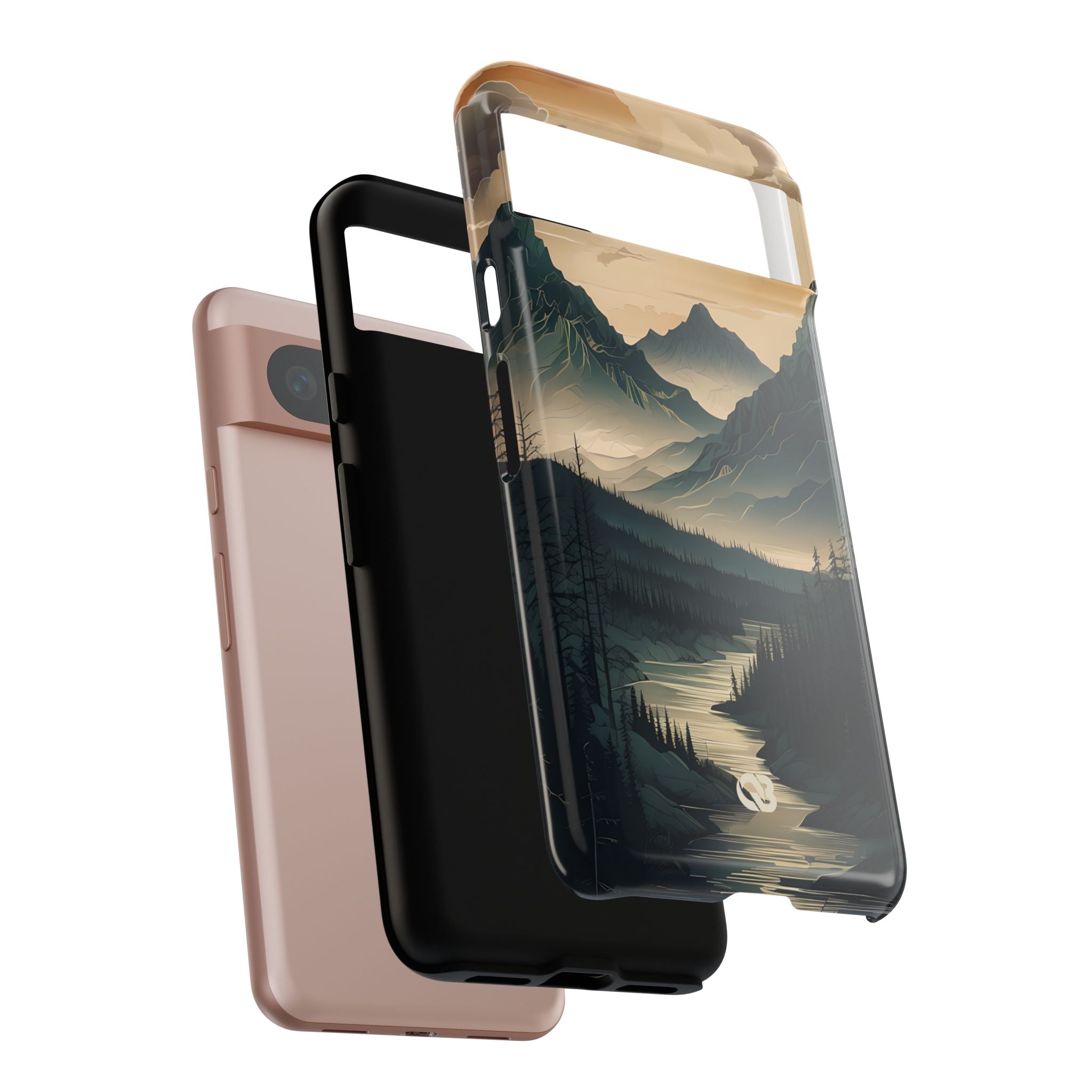 Summit River Dusk · Tough Phone Case for Google Pixel