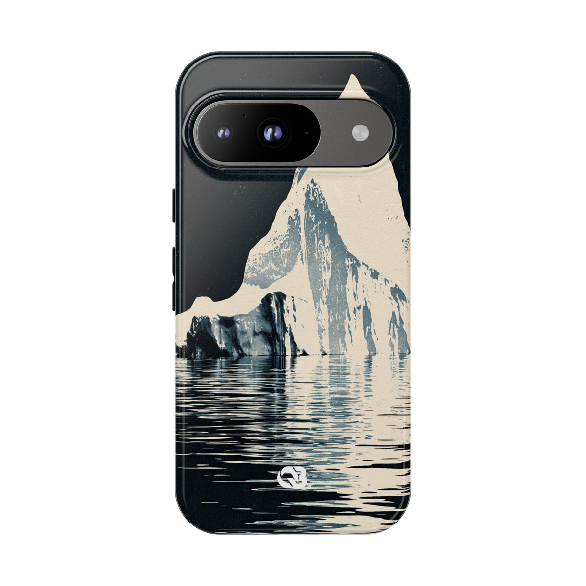 Blue Tough Phone Case for Google Pixel - Frozen Navy Monolith