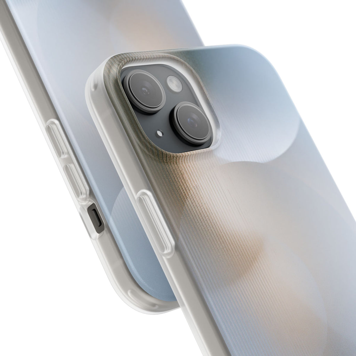 White Lite Phone Case for iPhone - Frosted Ribbed Sphere