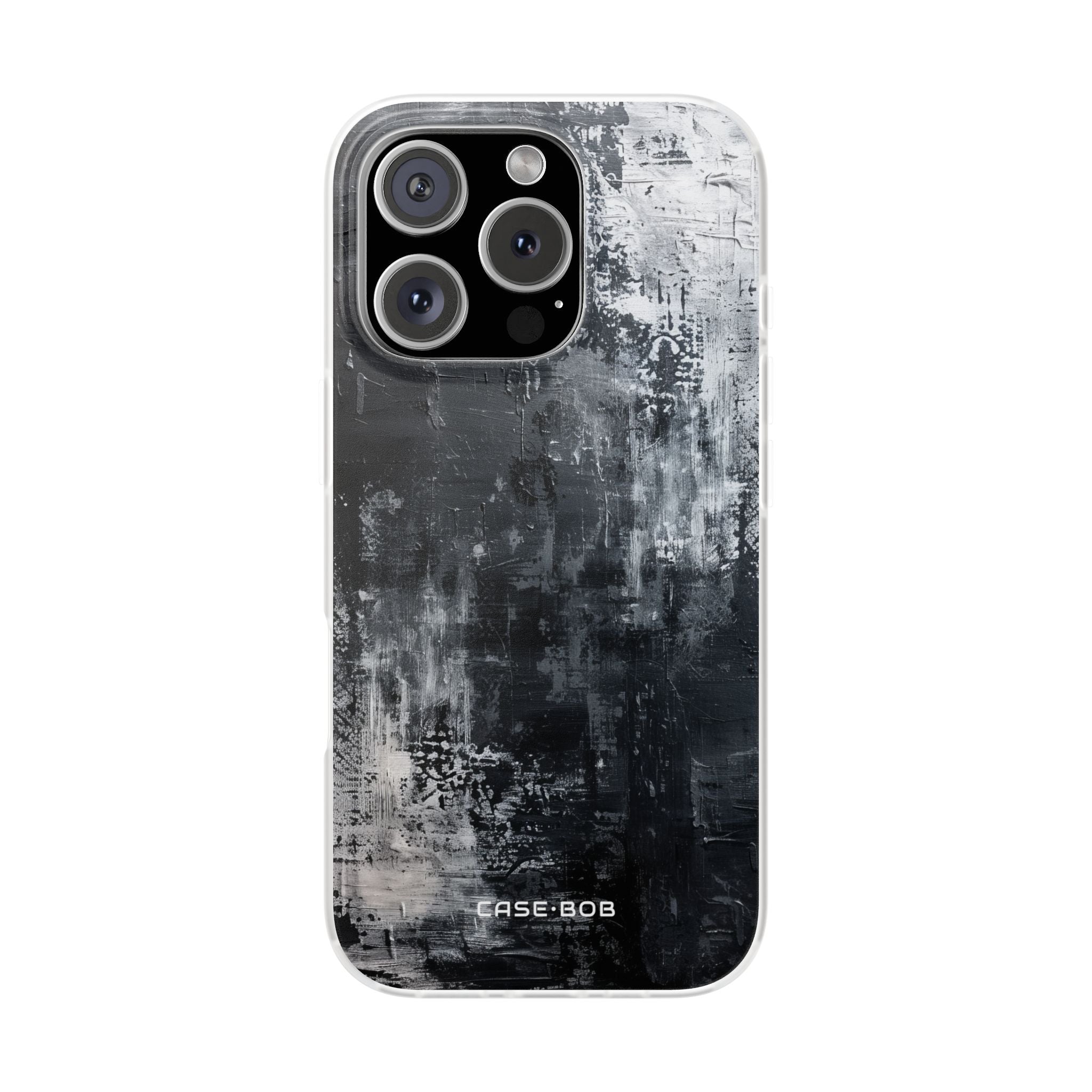 Textured Blackscape iPhone 16 Pro Case - Soft