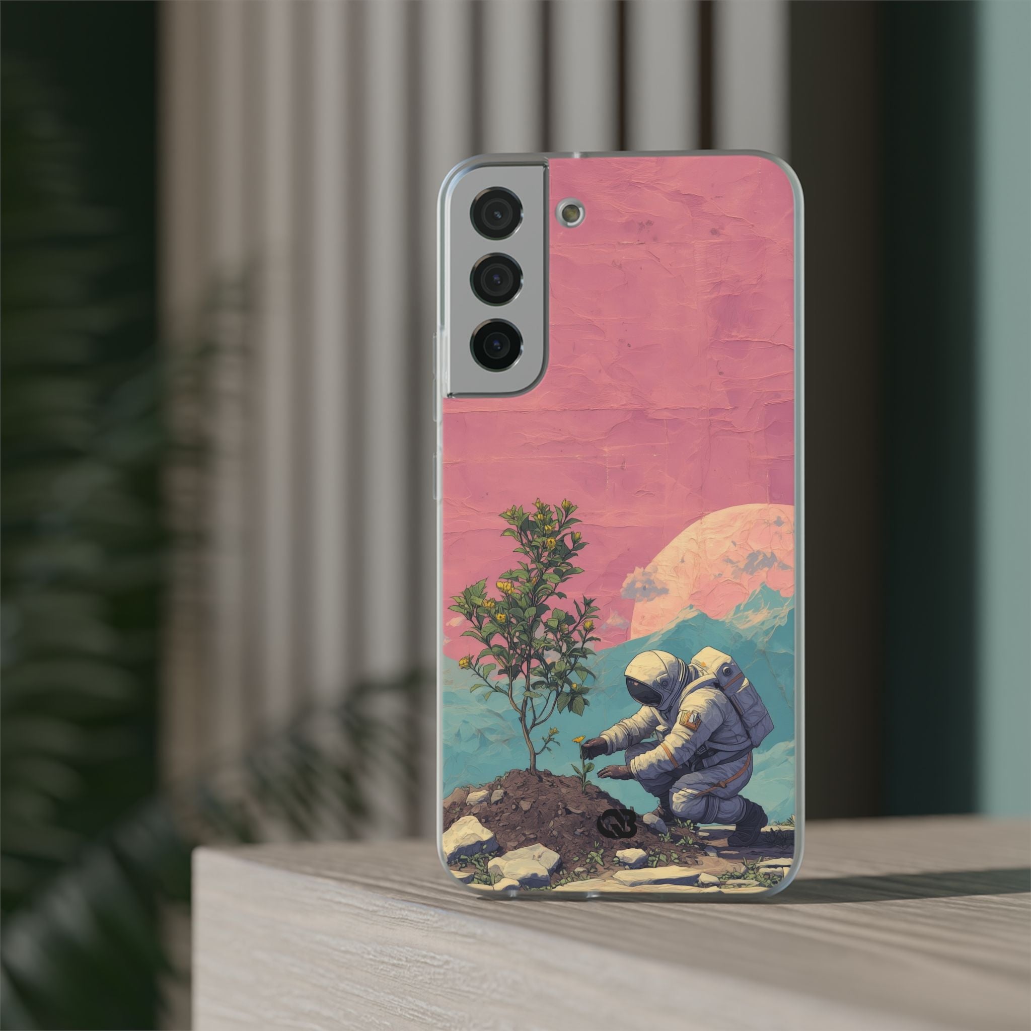 Lunar Pastel Bloom · Soft Phone Case for Samsung