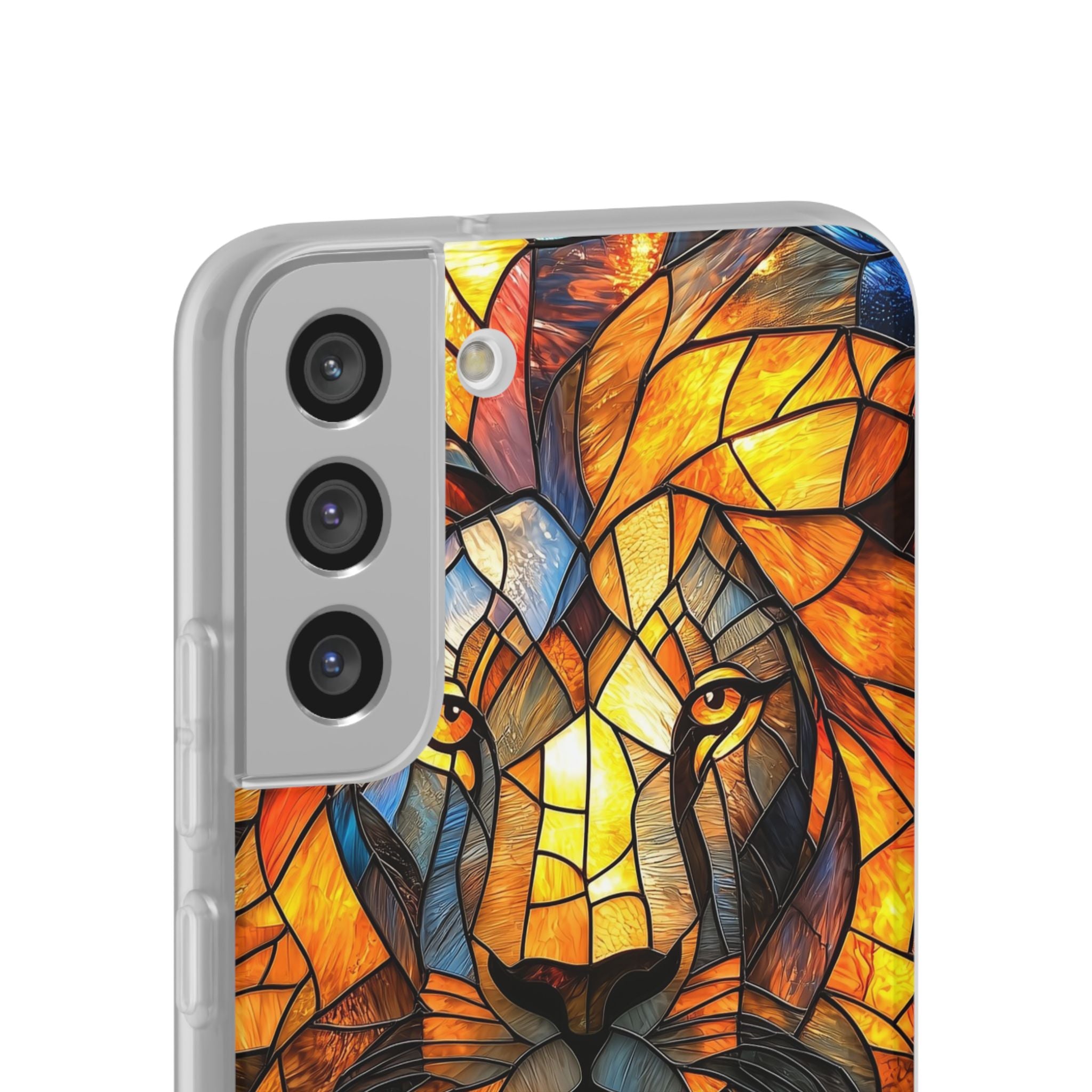 Amber Glass Lion · Soft Coque de téléphone pour Samsung