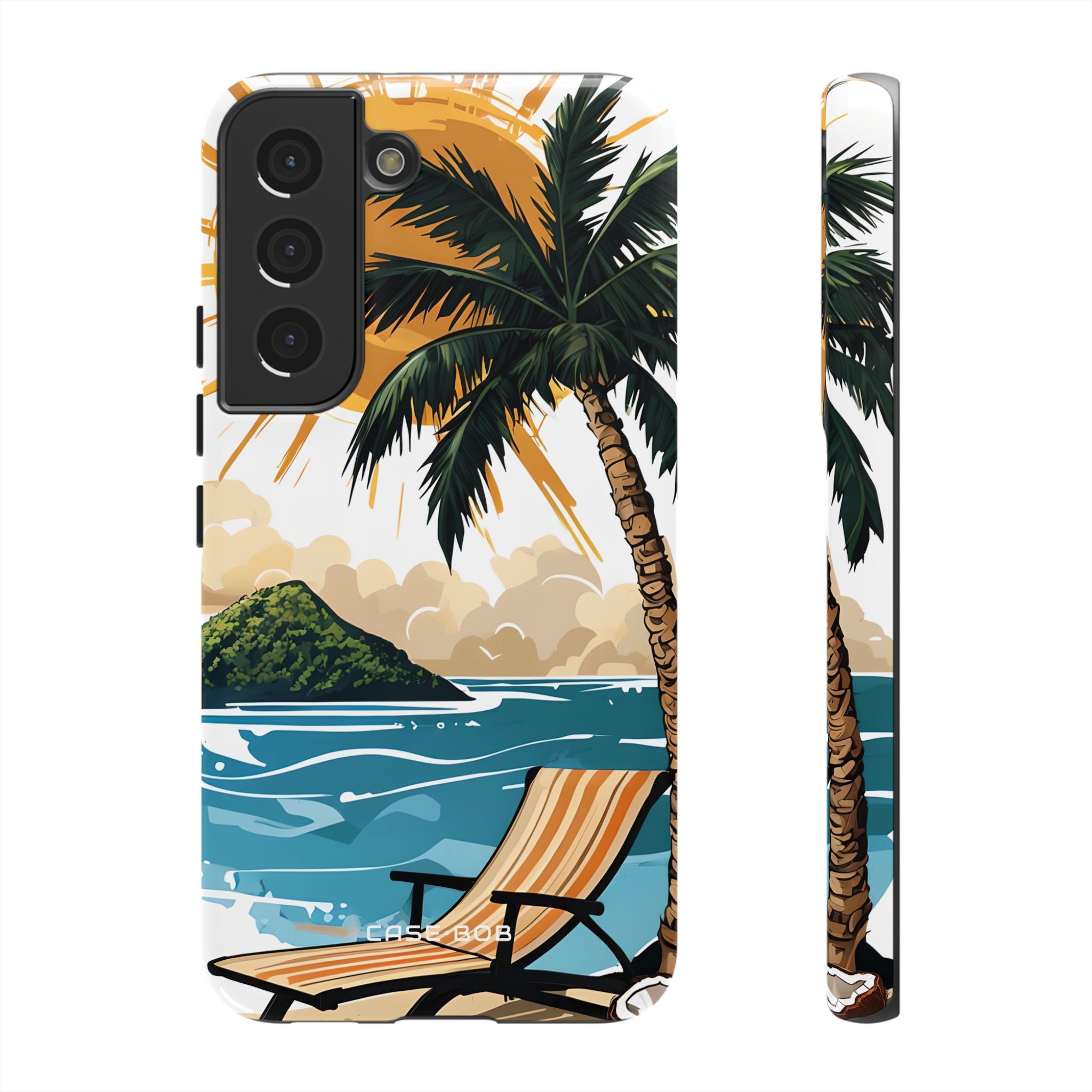 Sunny Palm Breeze Samsung S22 Case - Tough