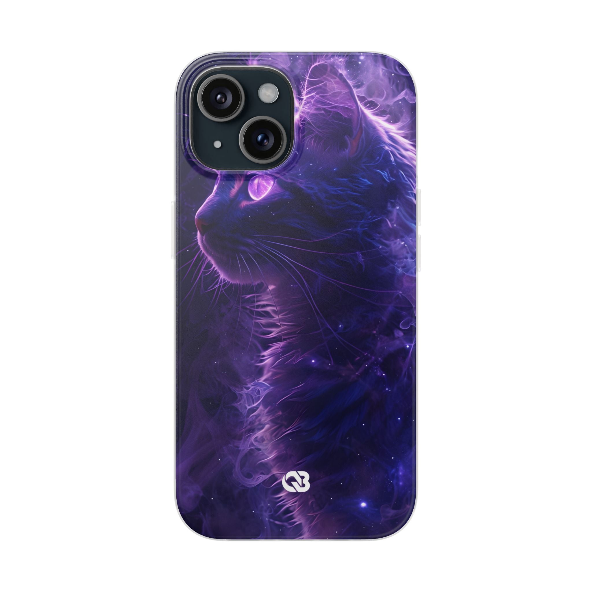 Purple Void Feline · Soft Custodia per iPhone