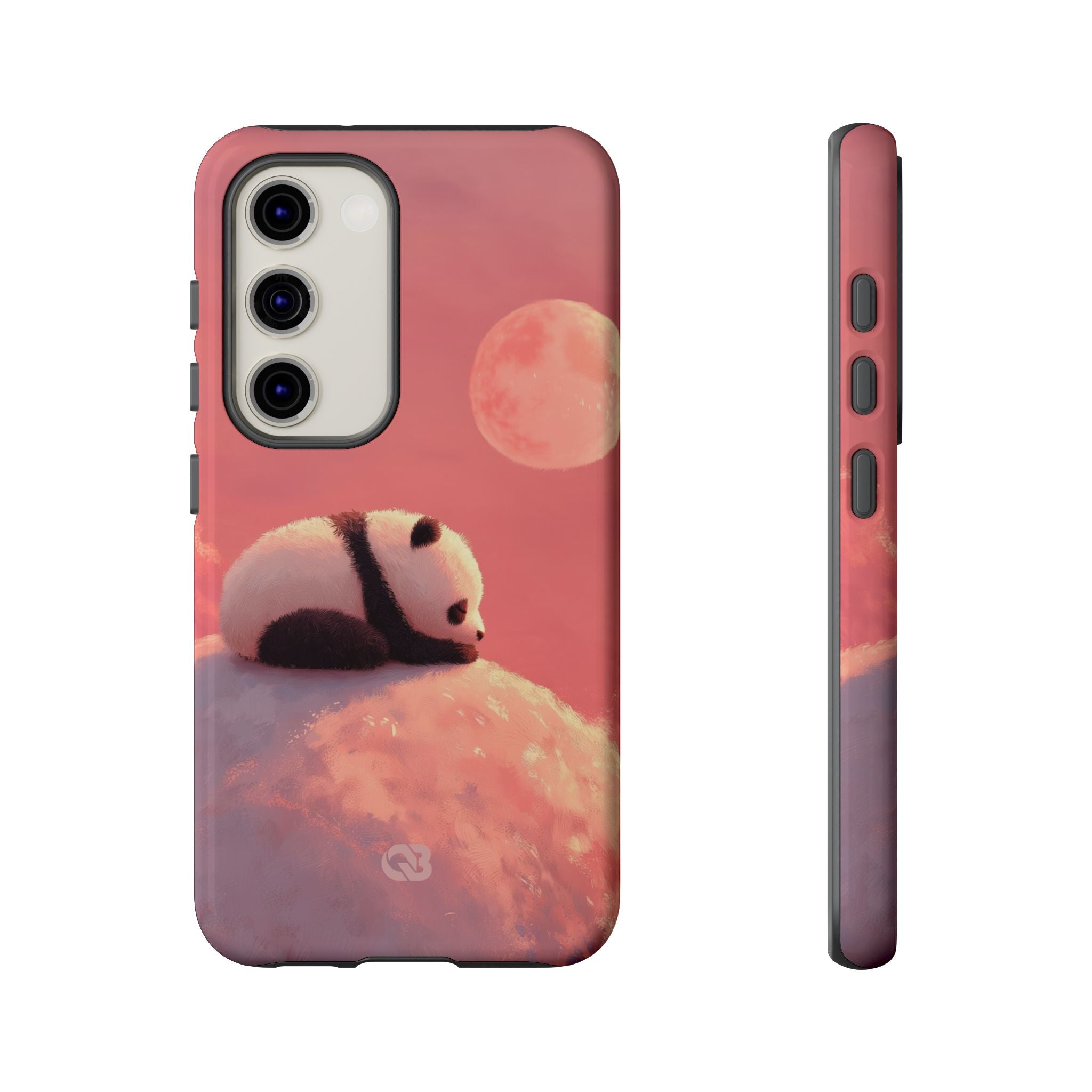 Rose Moon Panda · Tough Coque de téléphone pour Samsung
