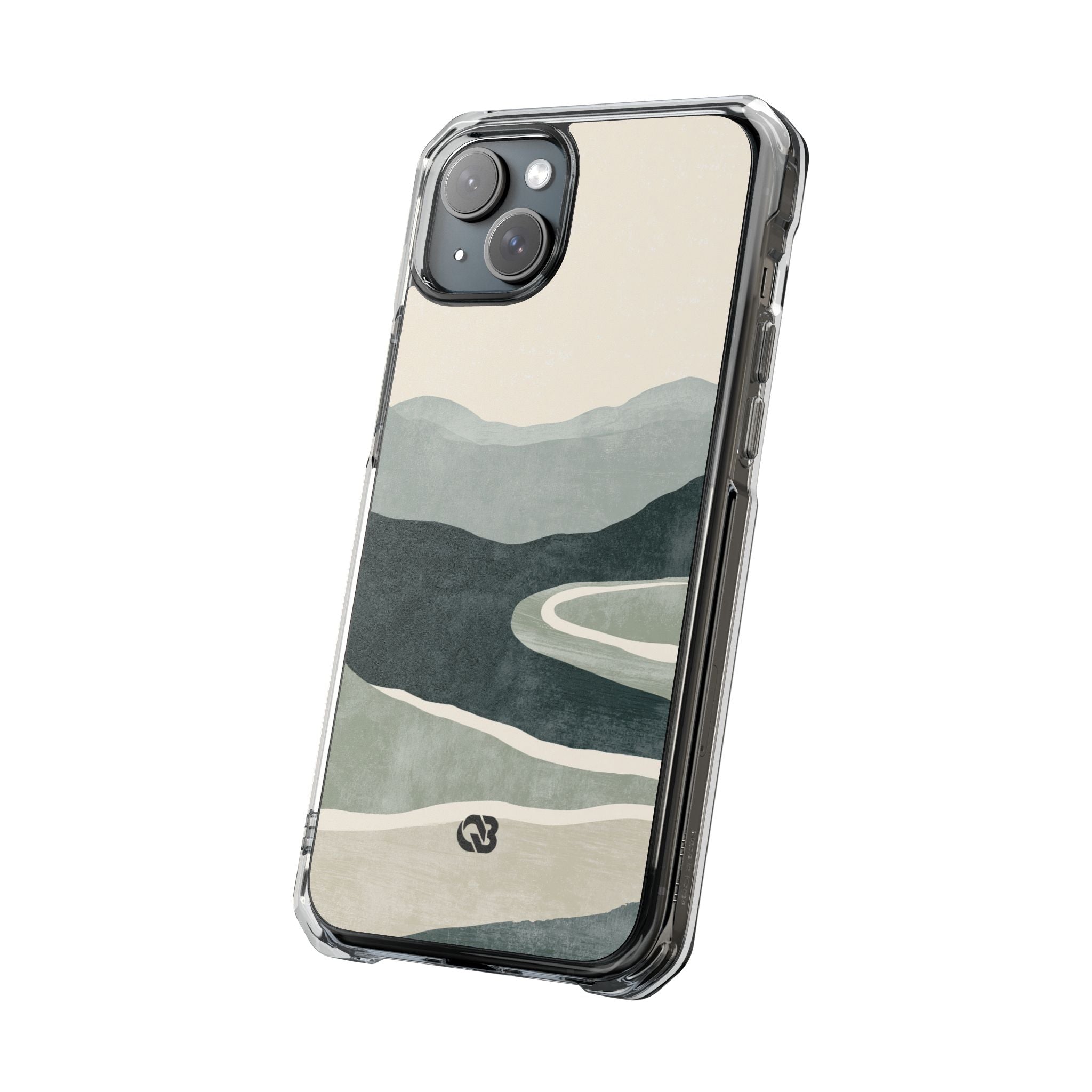 Green Impact MagSafe Phone Case for iPhone - Misty Sage Valley