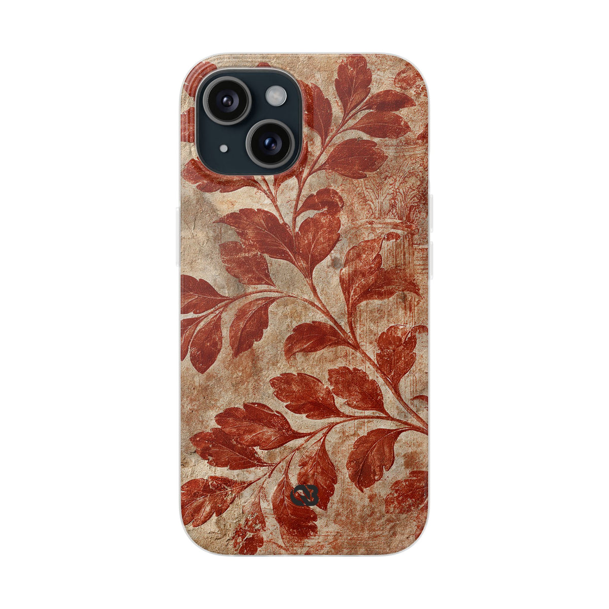 Terracotta Botanical Fresco · Lite Phone Case for iPhone · Red