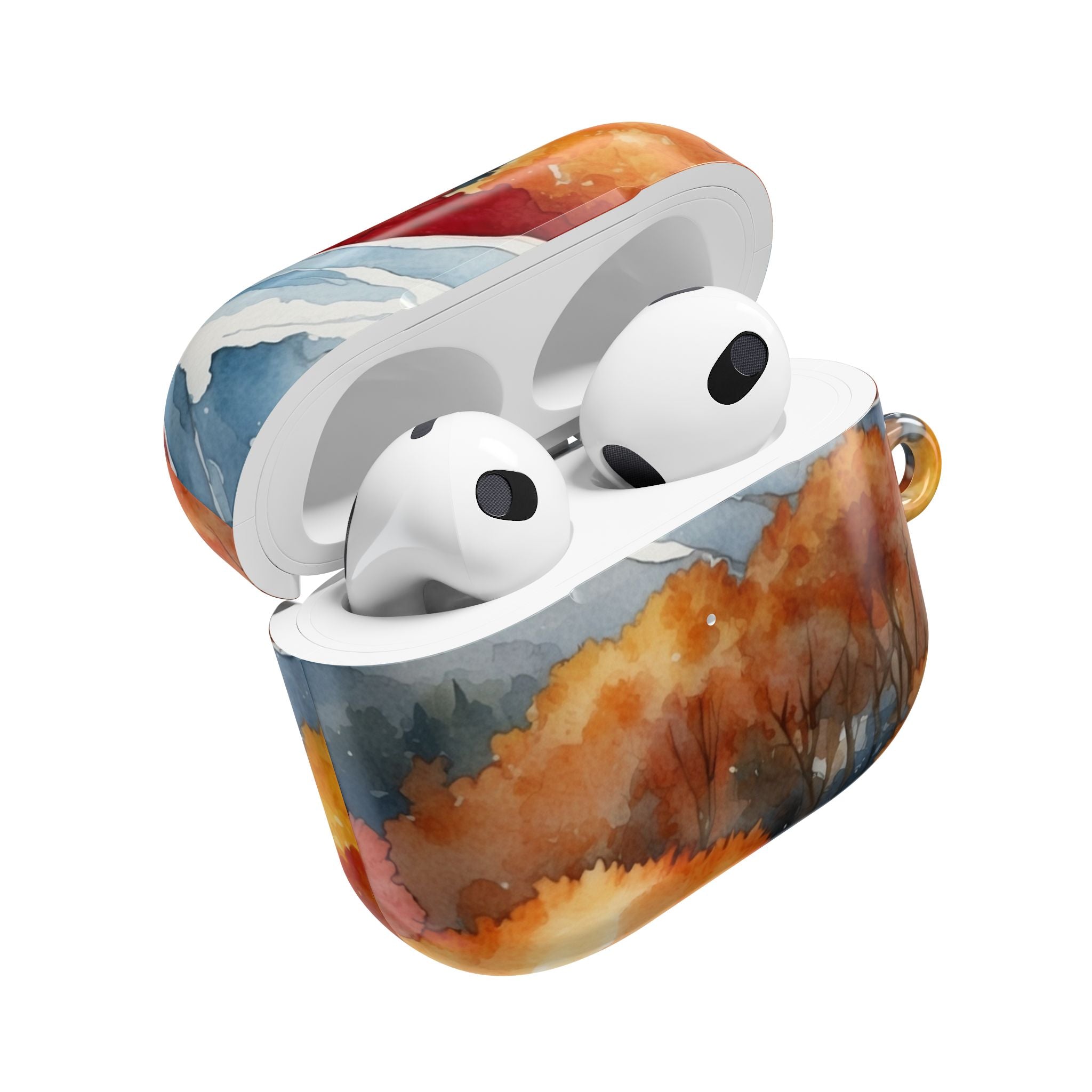 Snowcapped Ember Mountains - AirPods Cover