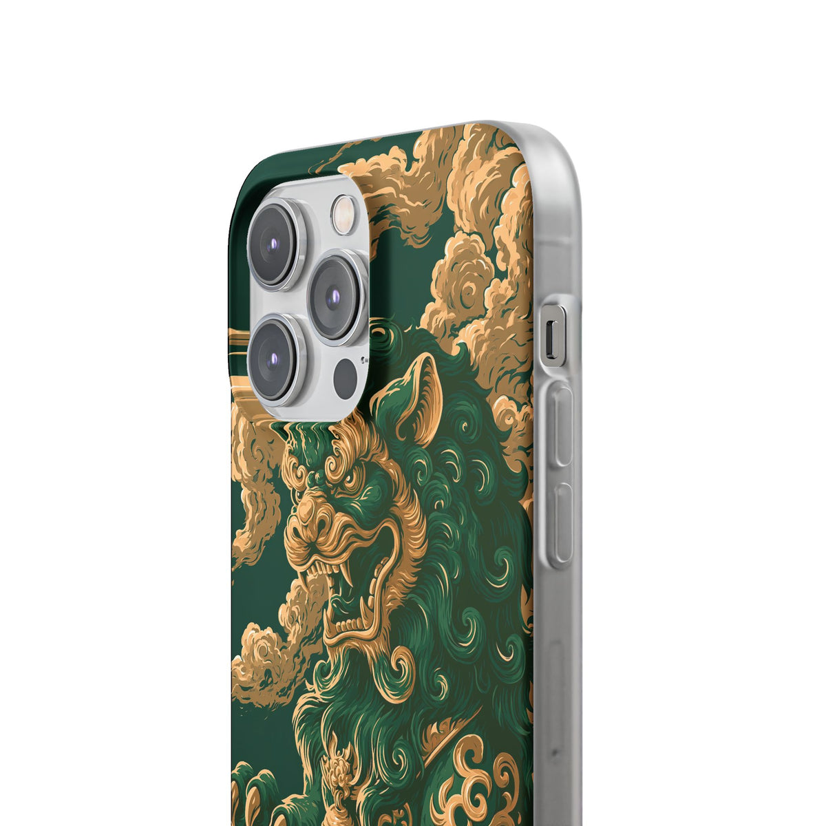 Imperial Guardian Lion · Lite Phone Case for iPhone · Green