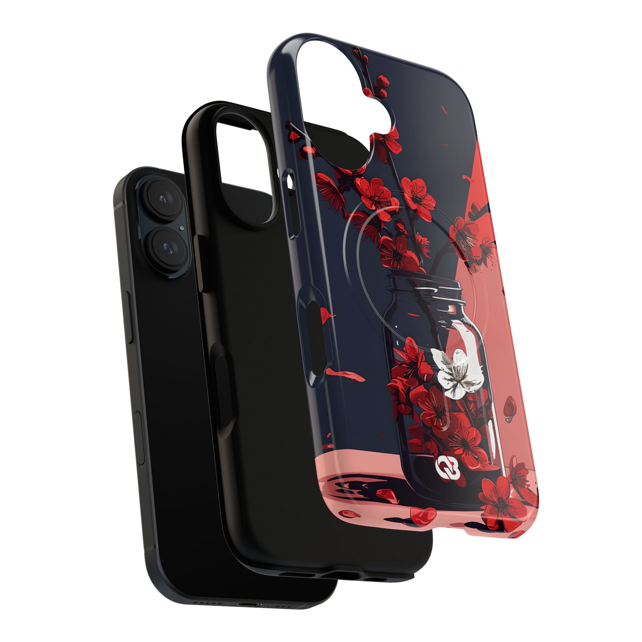 Crimson Blossom Jar · Tough+ Fundas para teléfono para iPhone · Magsafe