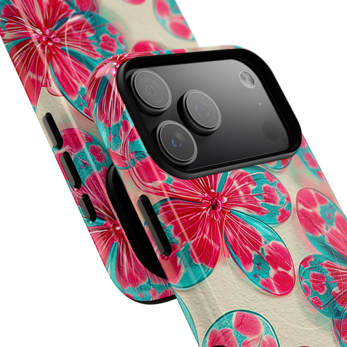 Lucite Jelly Bloom · Tough 2.0 Magnetic Phone Case for iPhone · Pink