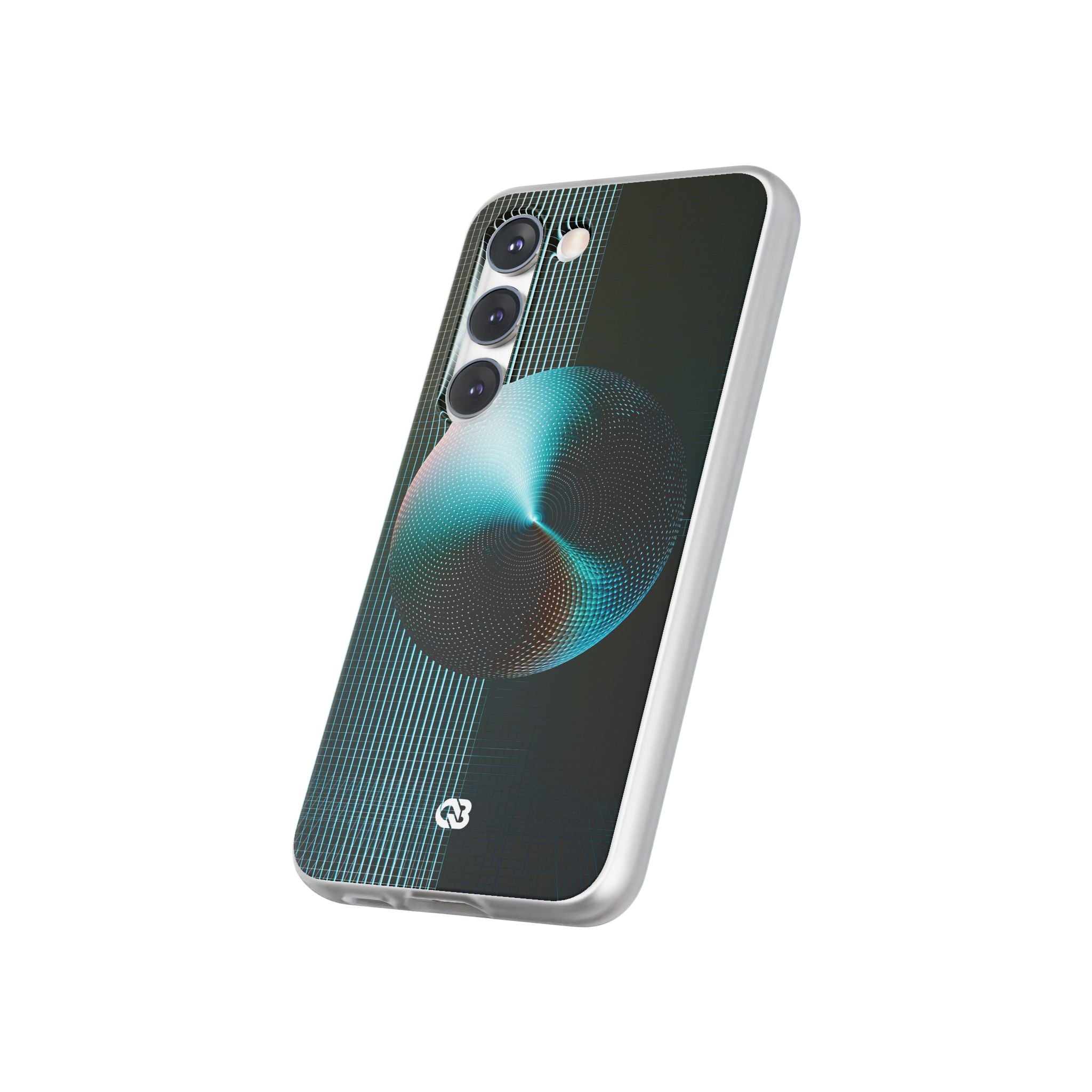 Blue Lite Phone Case for Samsung - Cyan Vector Sphere