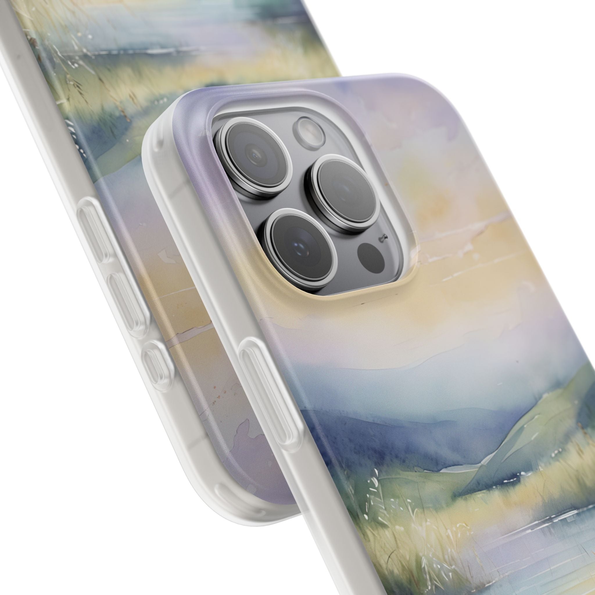 Pastel Shore Drift · Soft Case na iPhone