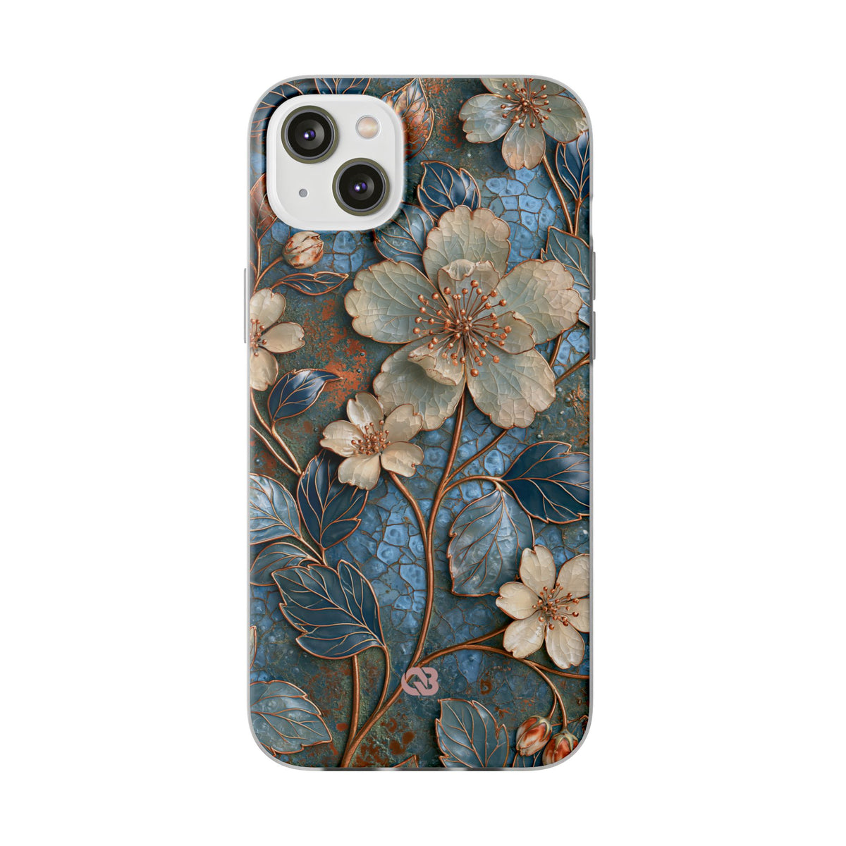 Gilded Blossom Reverie · Lite Phone Case for iPhone · Teal
