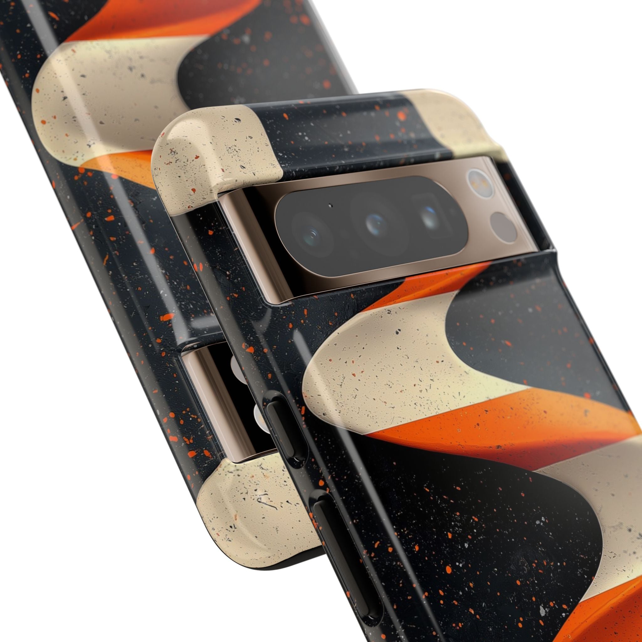 Orange Grit Twist · Tough Phone Case for Google Pixel