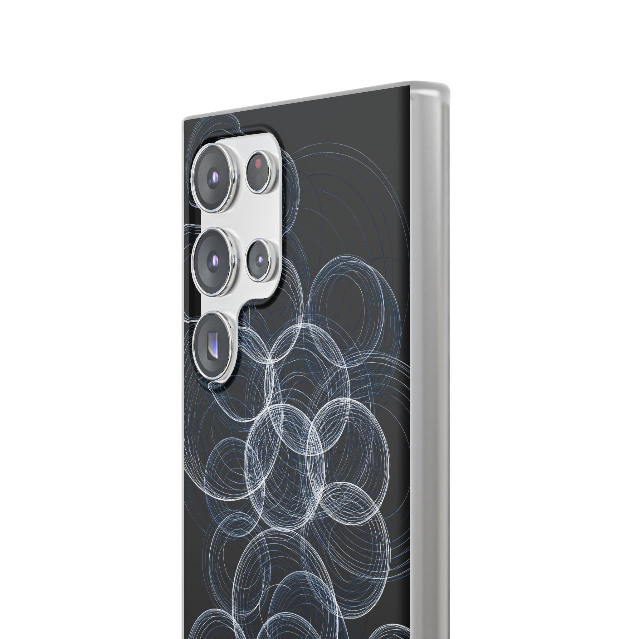 Black Lite Phone Case for Samsung - Frosted Ring Matrix