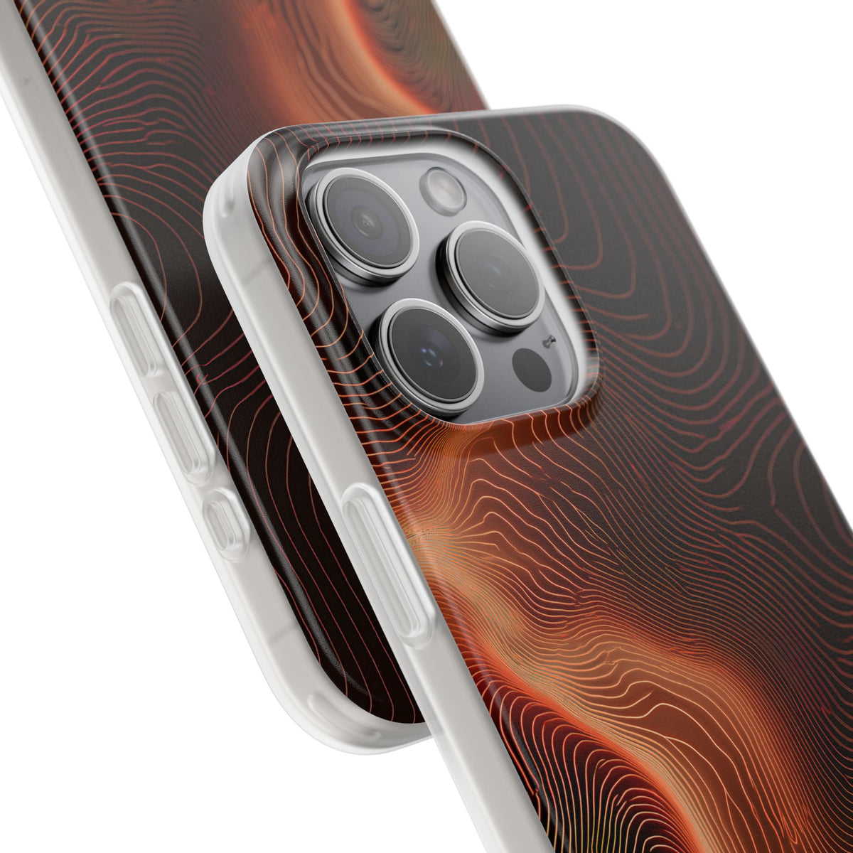 Caldera Ridge · Lite Phone Case for iPhone · Orange