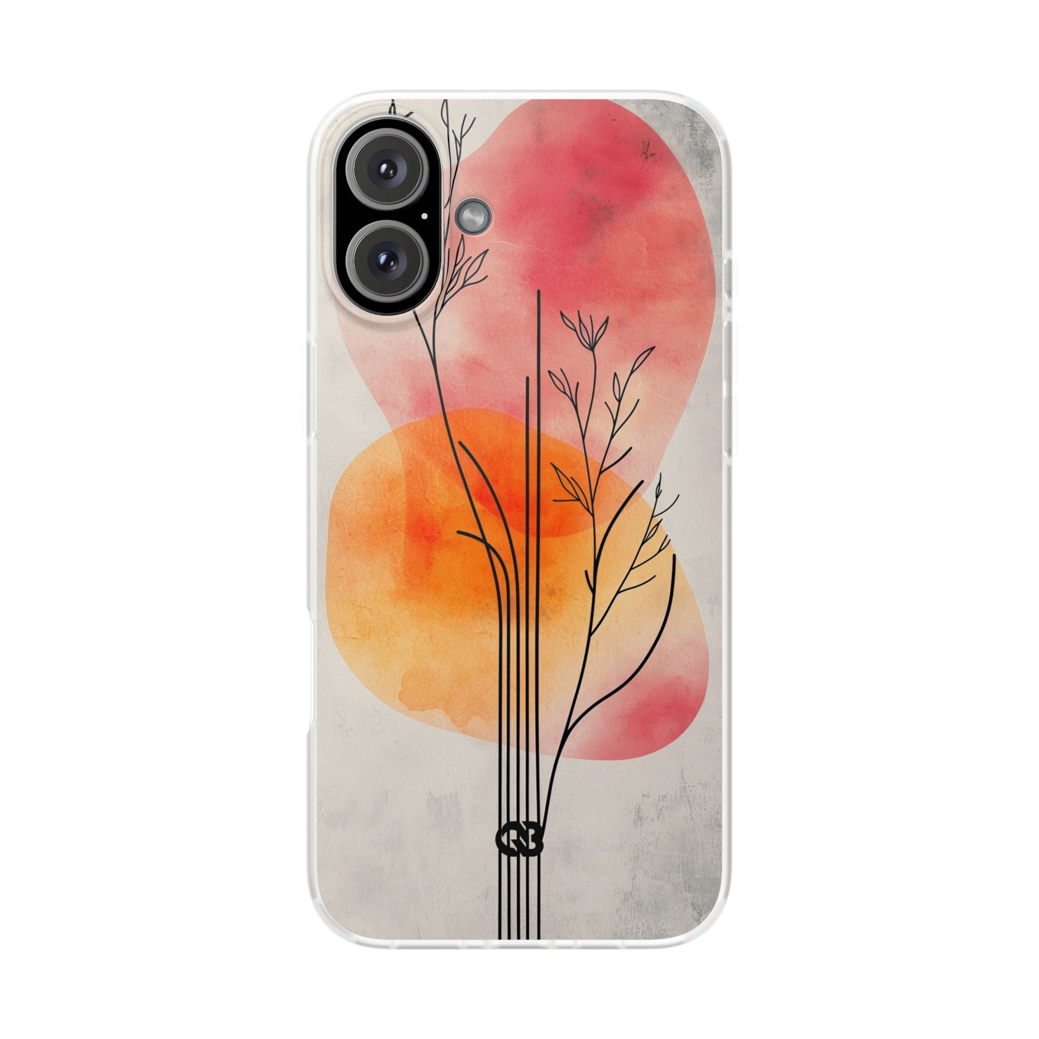 Crimson Bloom Lineage · Soft Phone Case for iPhone