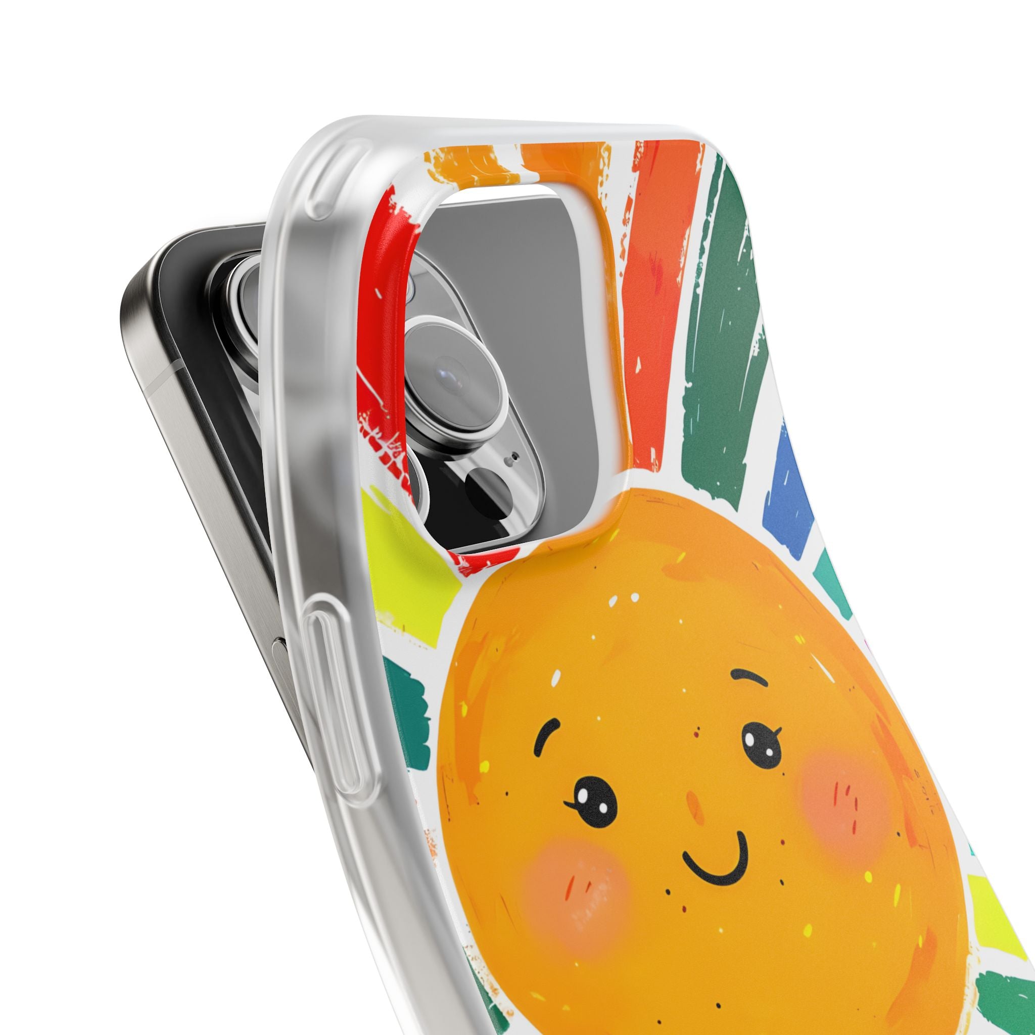 Sunny Smiles iPhone 16 Pro Max Cover - Blød