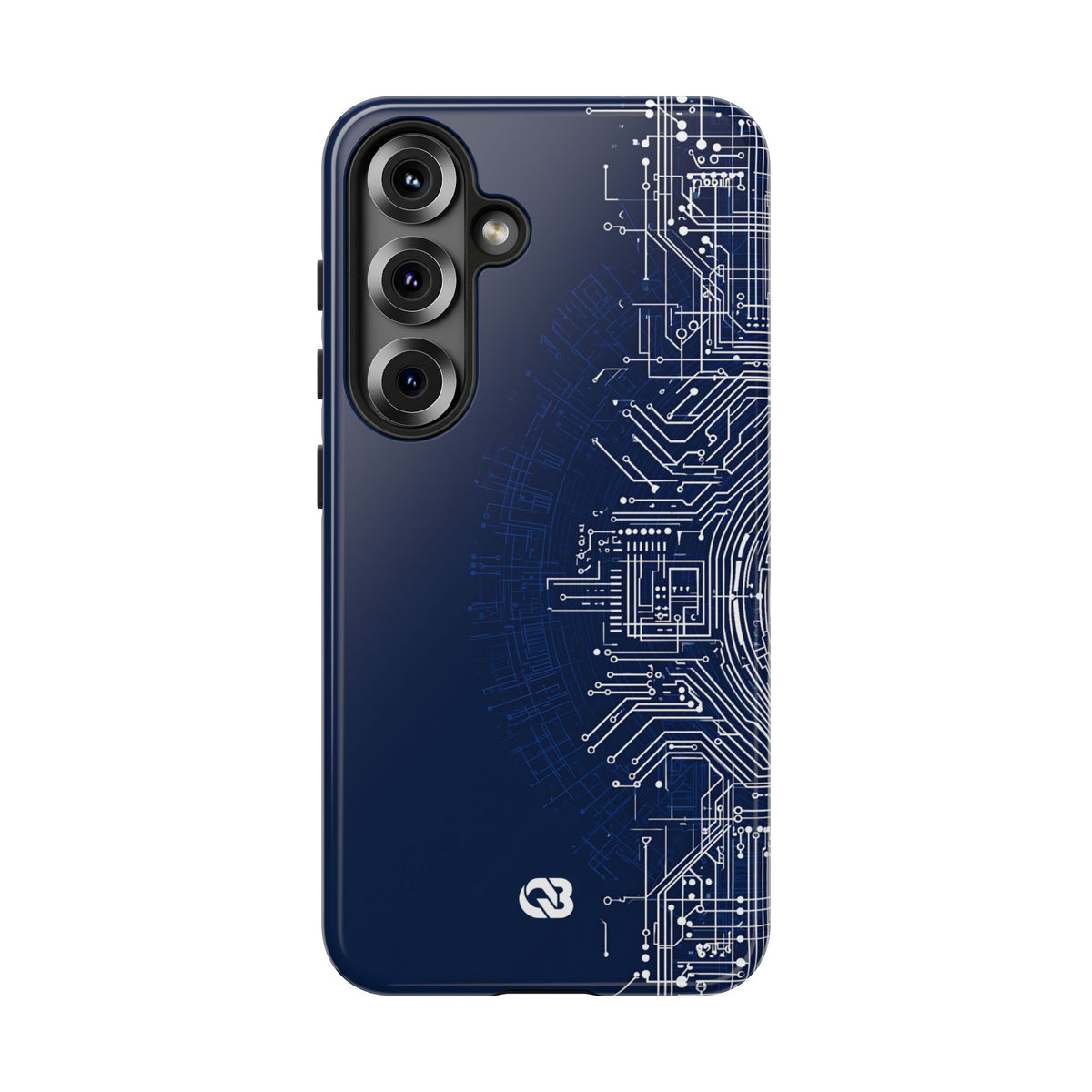 Blue Tough Phone Case for Samsung - Cobalt Circuit Logic