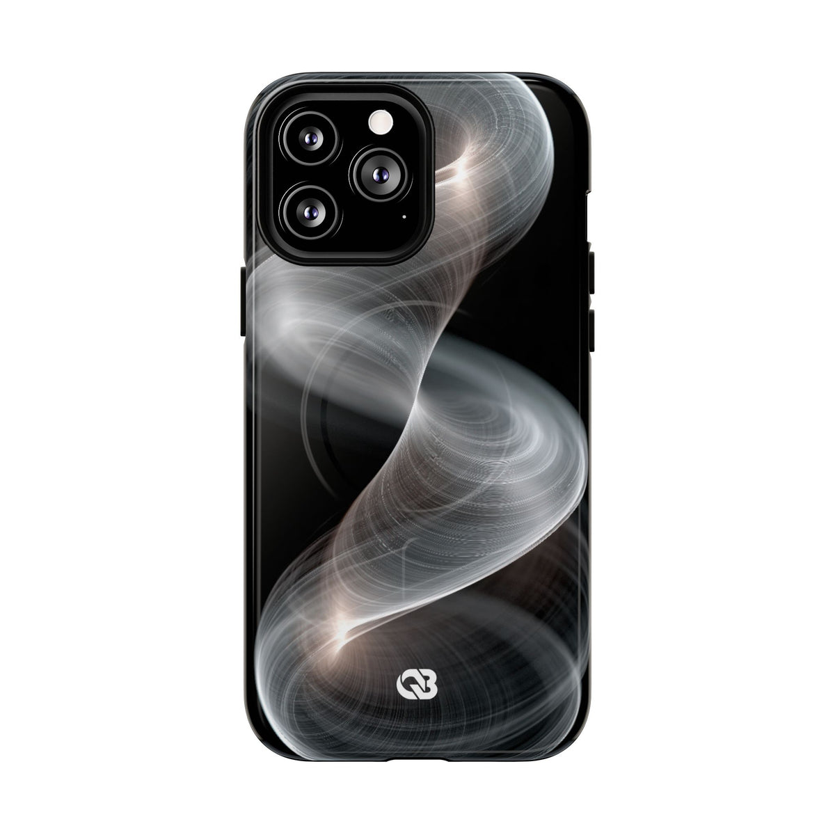 Luminous Vortex · Tough 2.0 Magnetic Phone Case for iPhone · Black