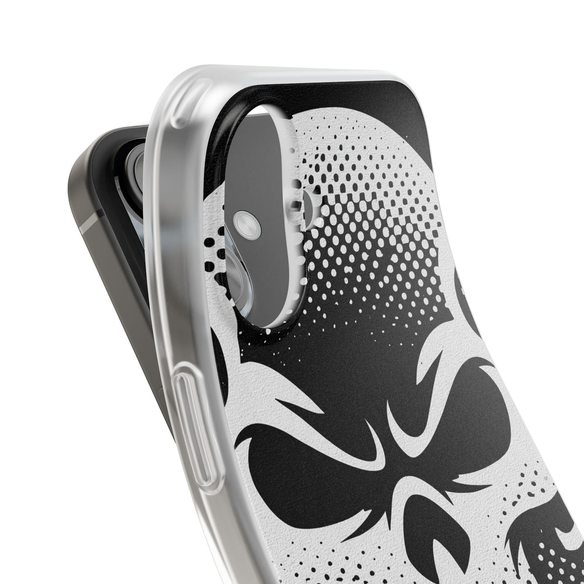 Phantom Halftone · Lite Phone Case for iPhone · Black