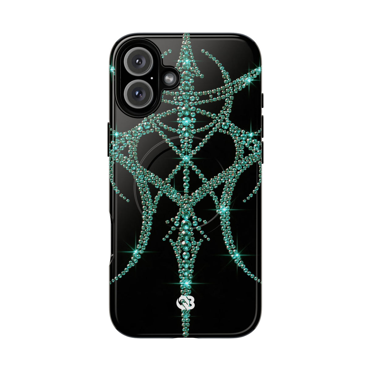 Teal Cyber Sigil · Tough 2.0 Magnetic Phone Case for iPhone · Teal