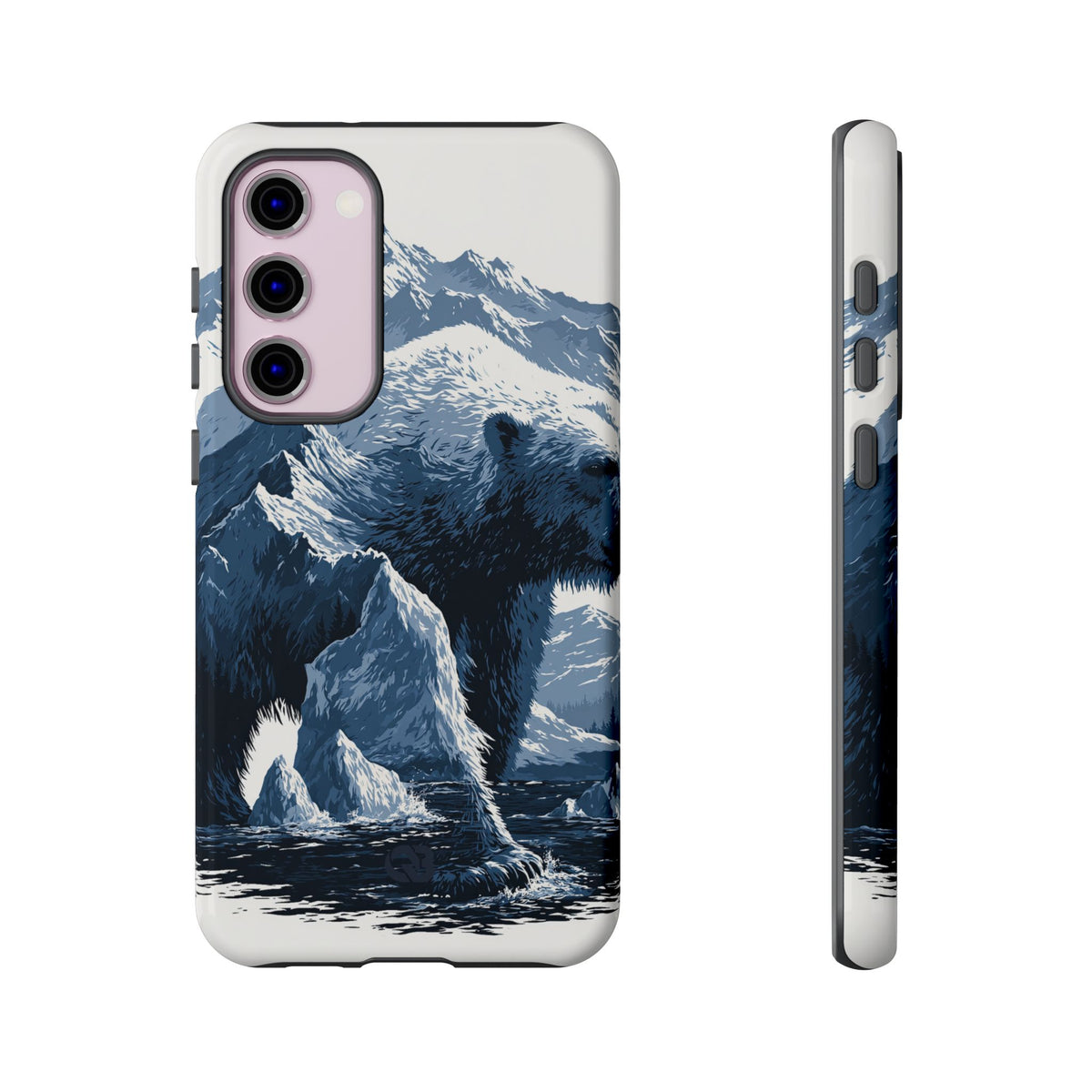 Fjord Summit Bear · Tough Phone Case for Samsung · Blue