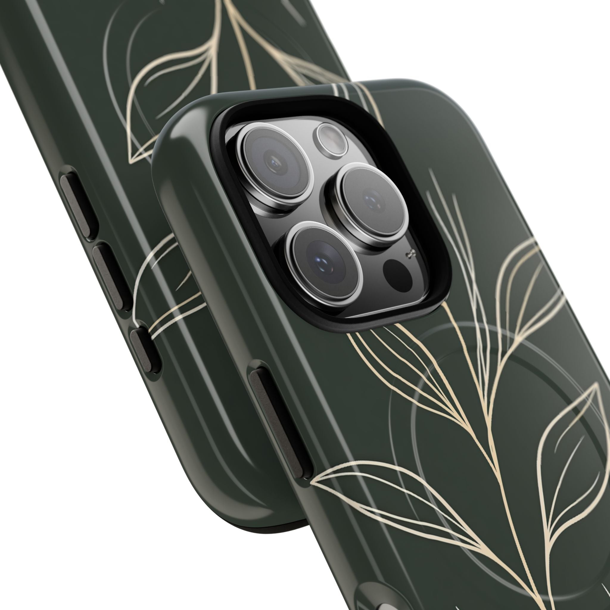 Green Tough 2.0 Magsafe Phone Case for iPhone - Deep Moss Willow