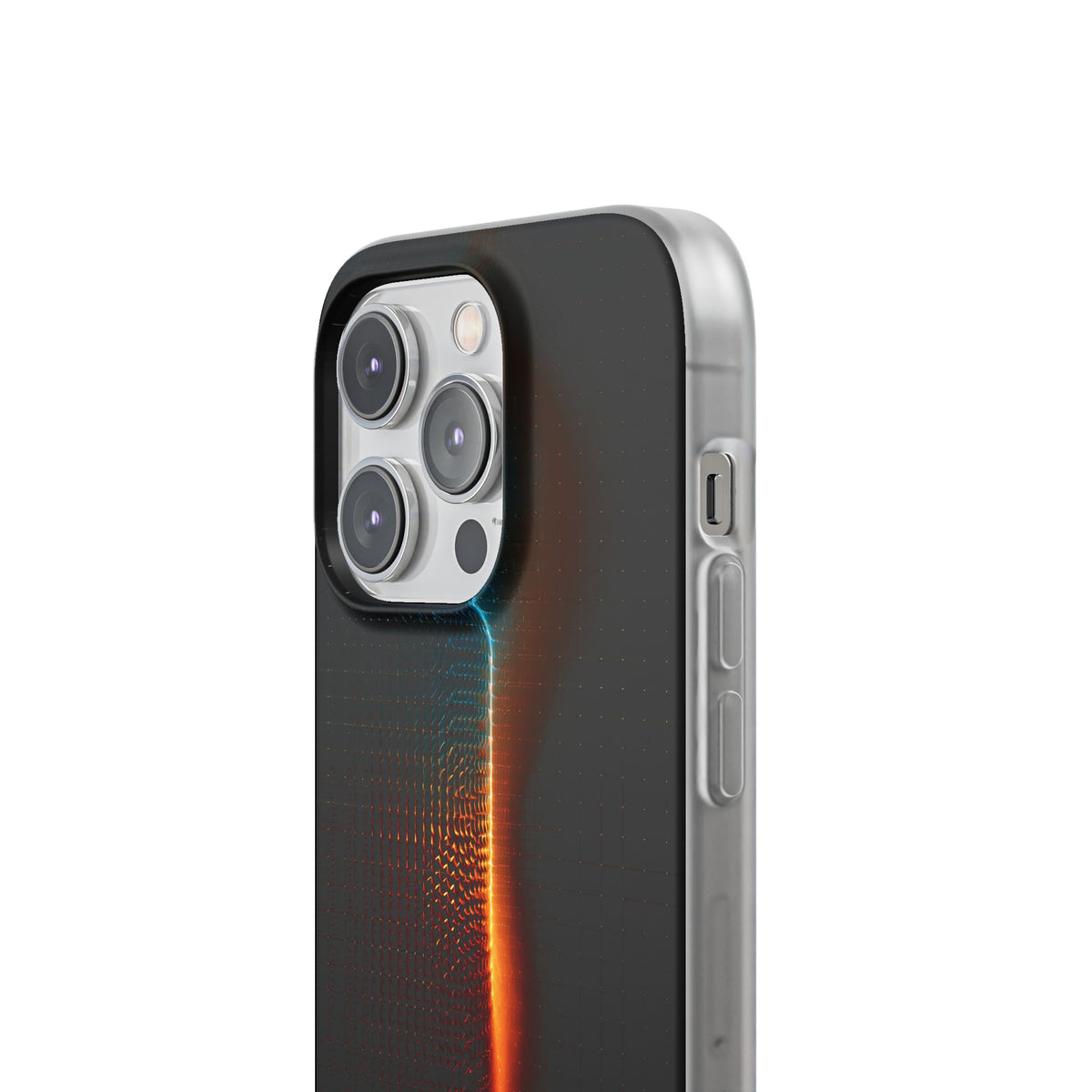 Luminous Refraction Grid · Lite Phone Case for iPhone · Black