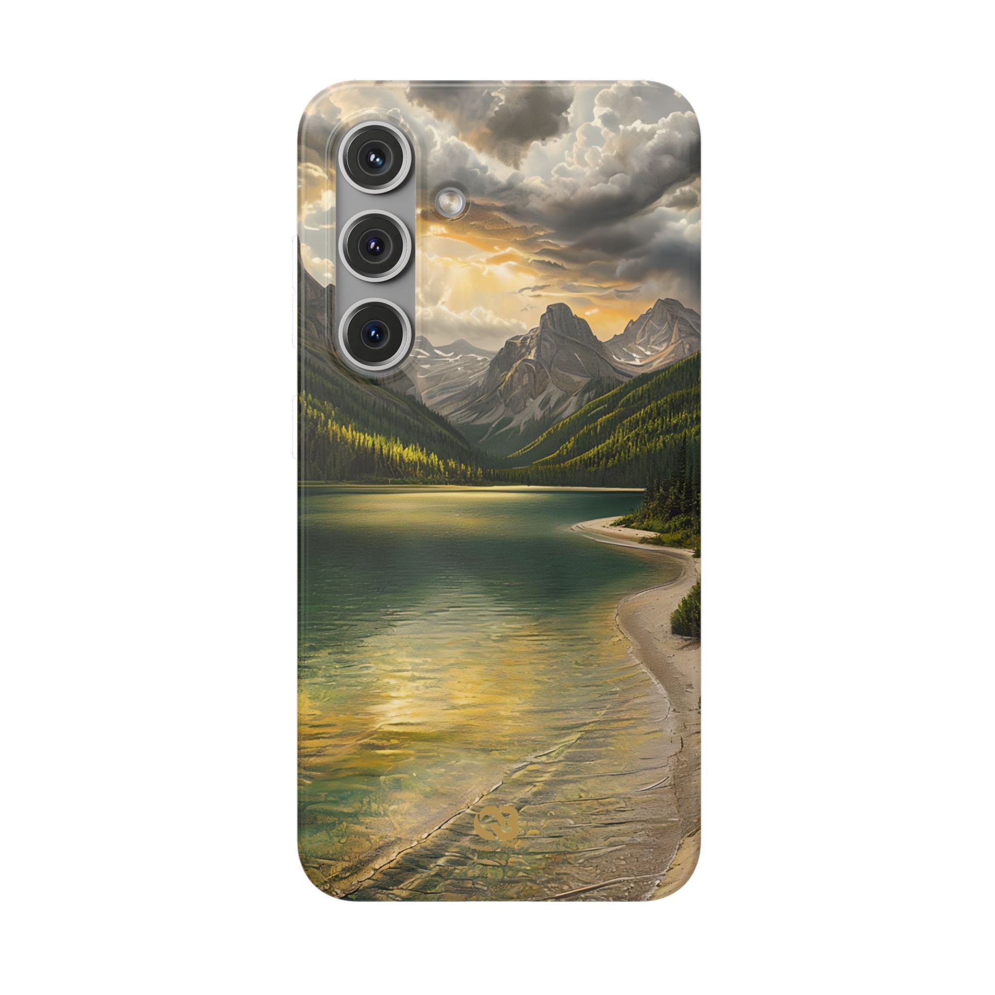 Gilded Mountain Lake · Soft Handyhülle für Samsung