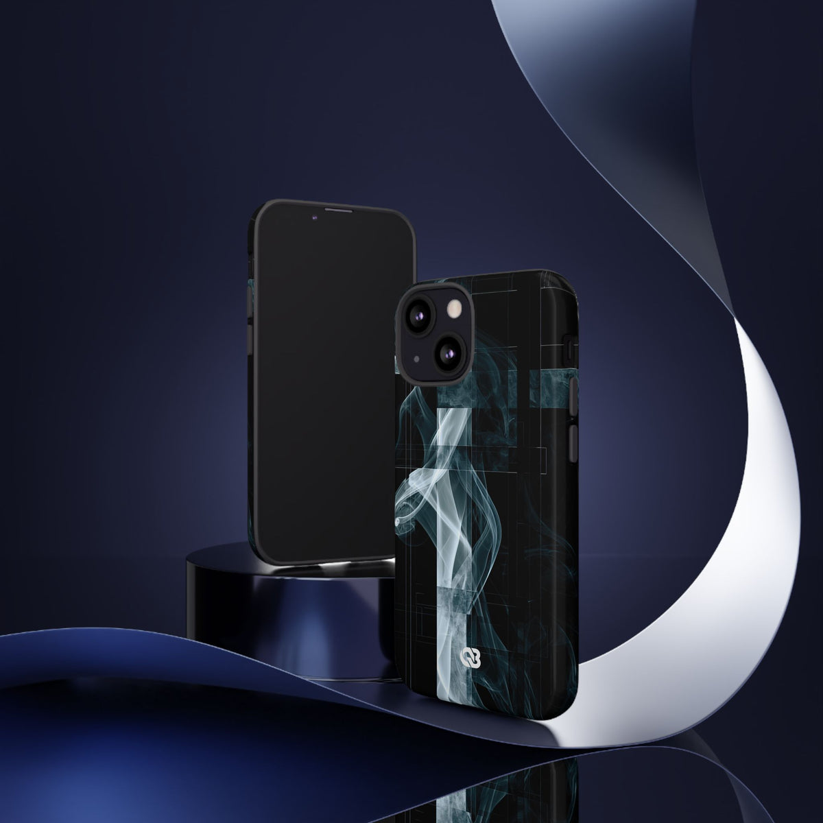 Fractured Smoke · Tough Phone Case for iPhone · Black