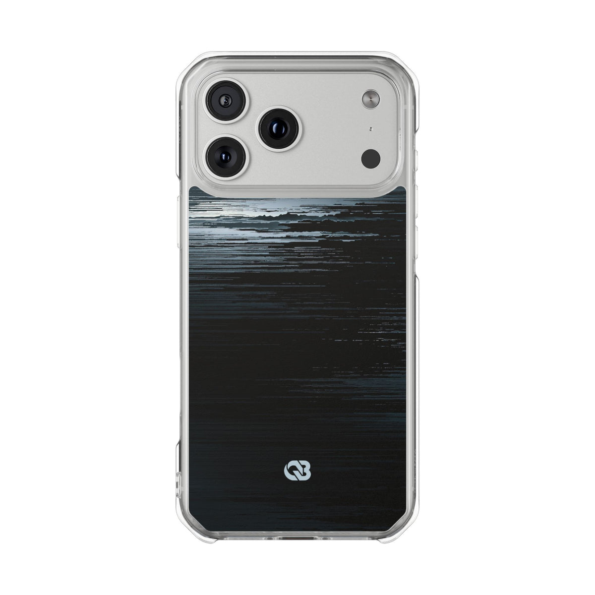 Orbital Horizon · Clear Impact Magnetic Phone Case for iPhone · Black