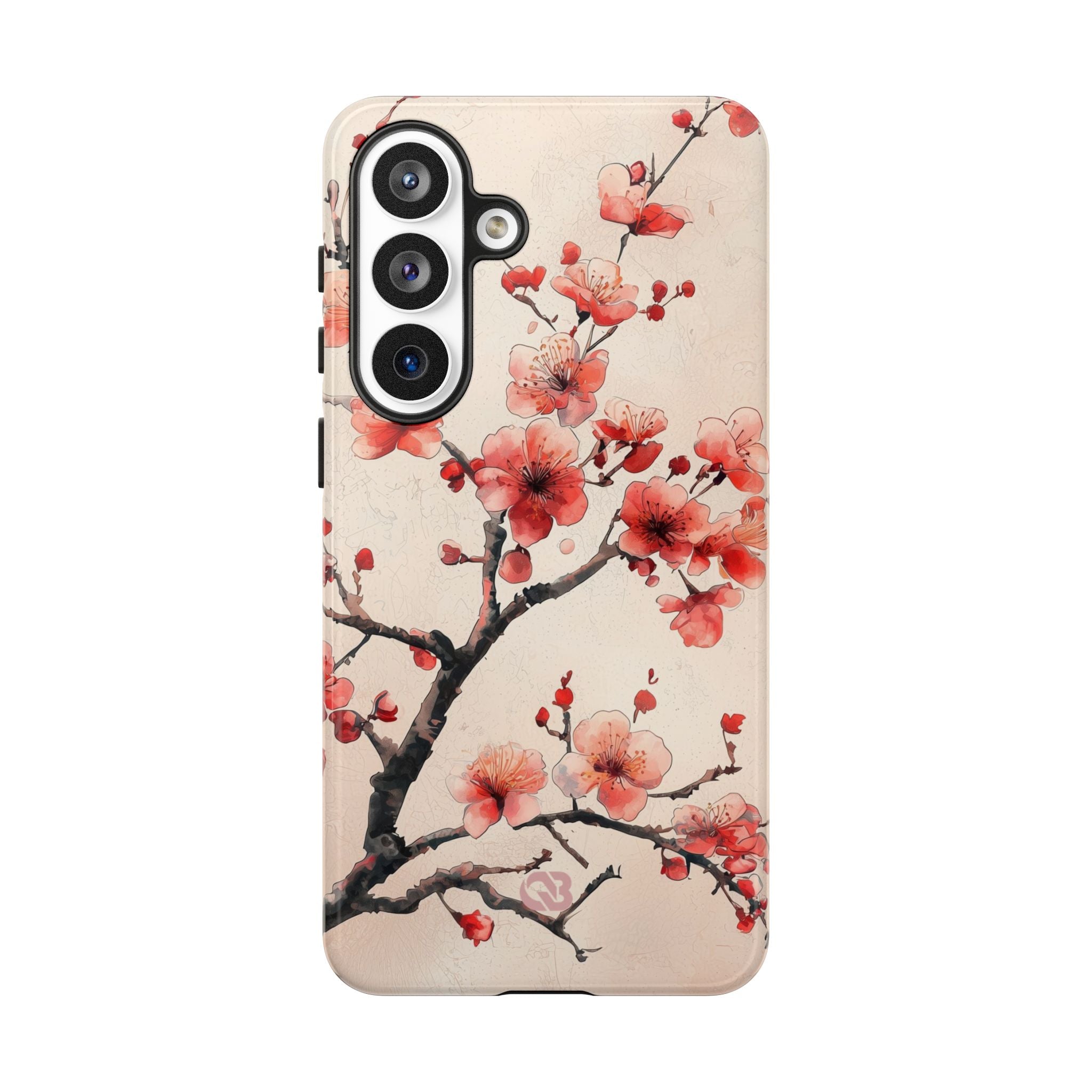 Crimson Silk Flora · Tough Phone Case for Samsung