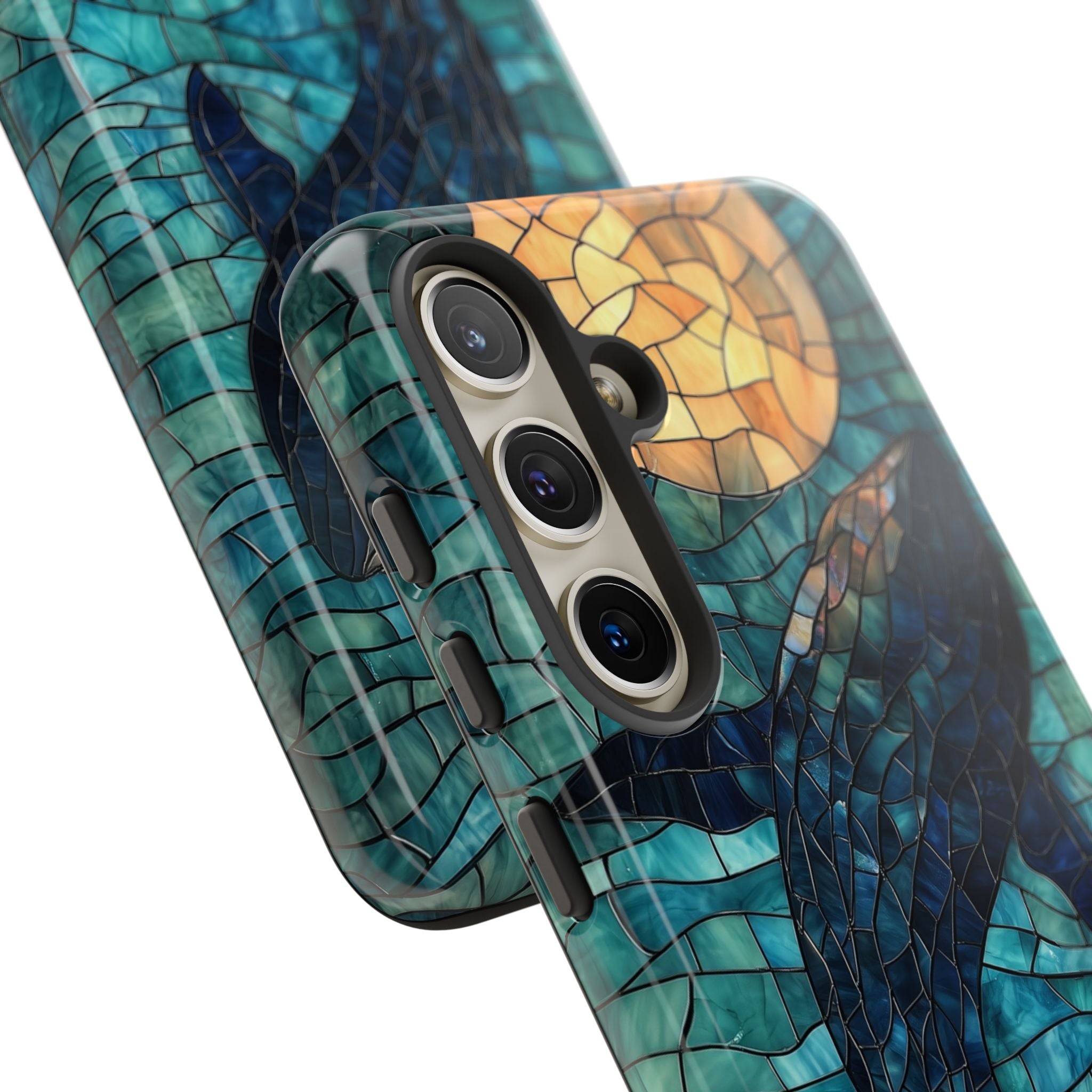 Stained Moon Whale · Tough Coque de téléphone pour Samsung