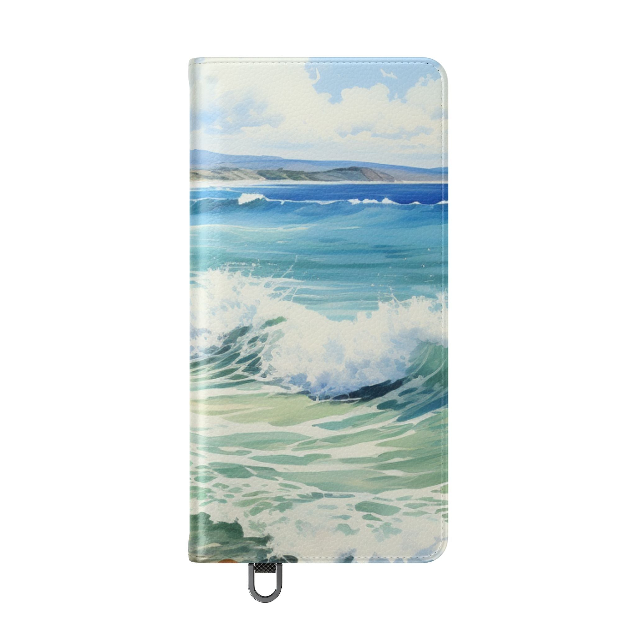 Foaming Blue Waves - Samsung S25 Ultra Case - Lompakko