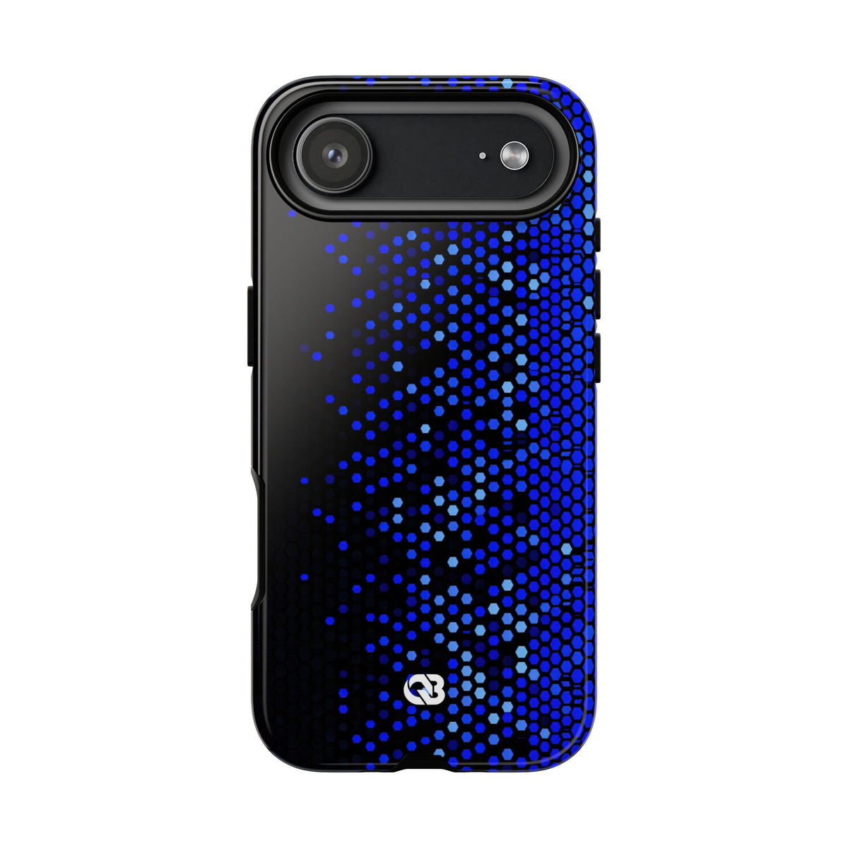 Cobalt Hex Dispersion · Tough Phone Case for iPhone · Blue